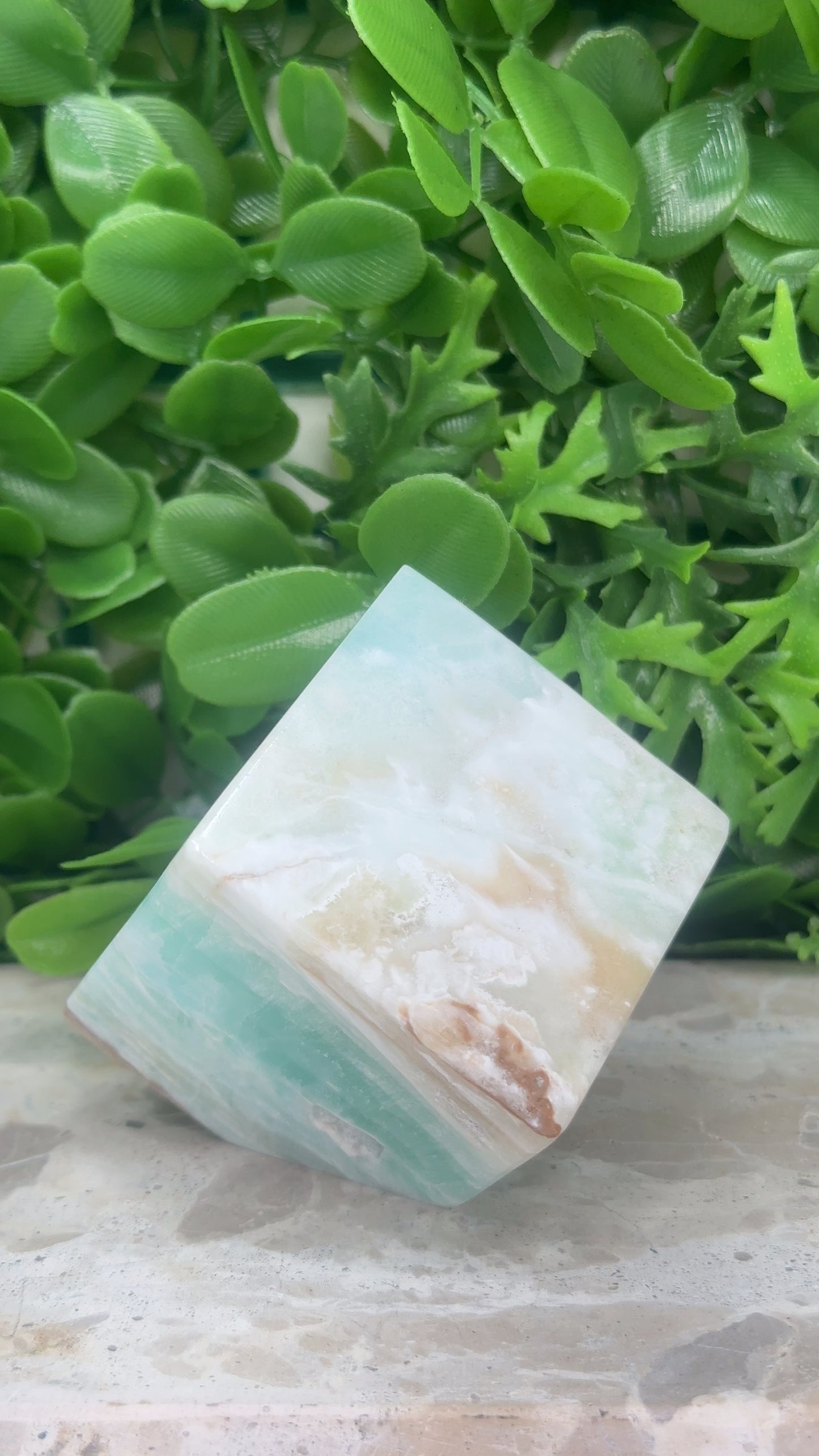 Caribbean Calcite Cube 432g