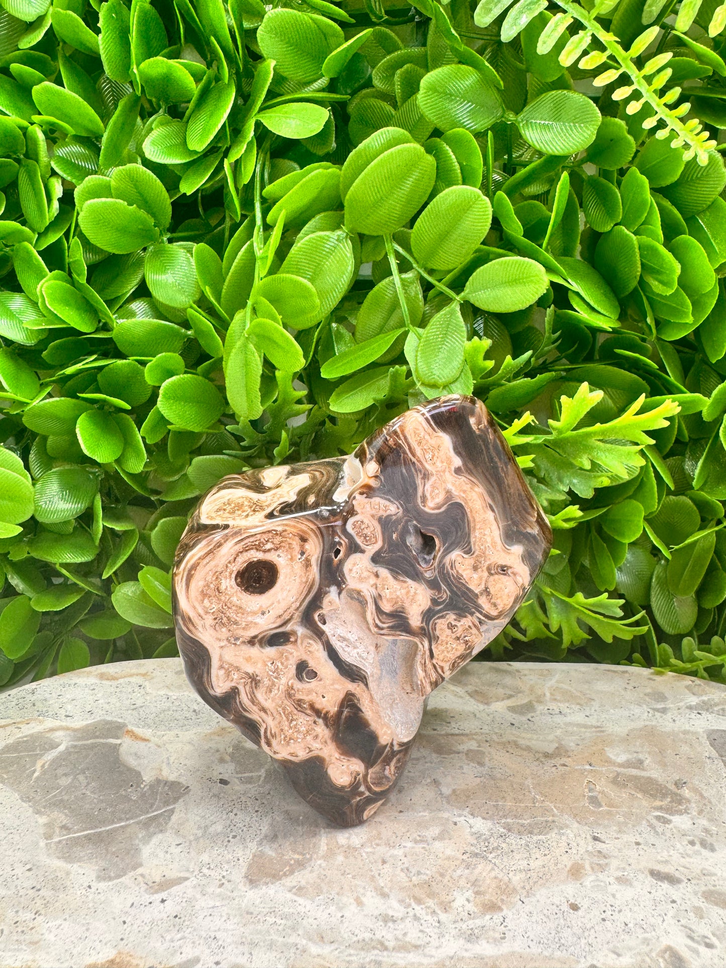 Chocolate Calcite Freeform 484g