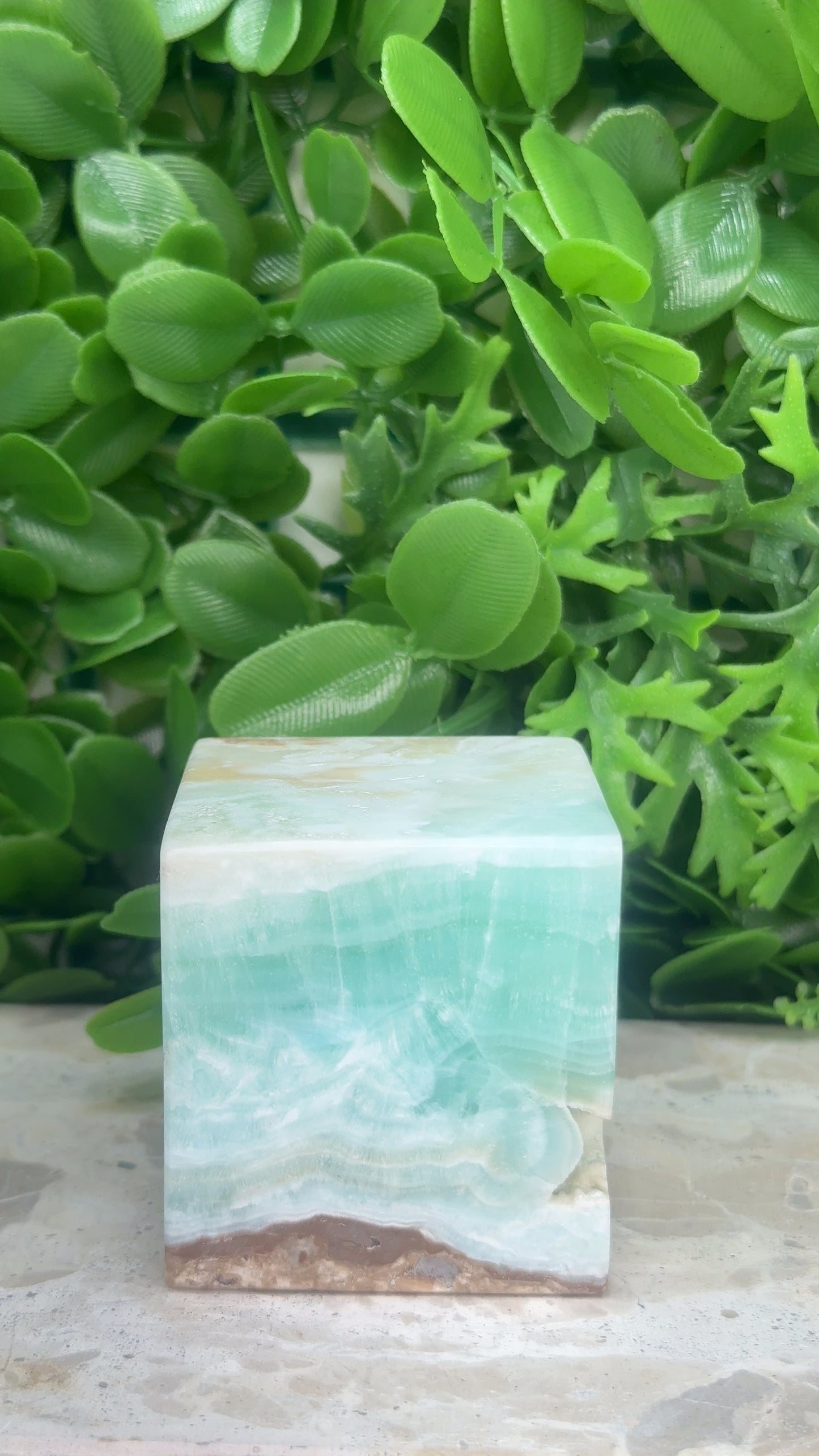 Caribbean Calcite Cube 432g
