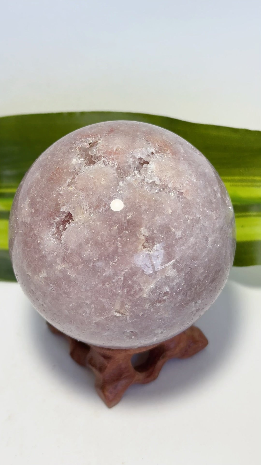 Pink Amethyst Sphere 357g