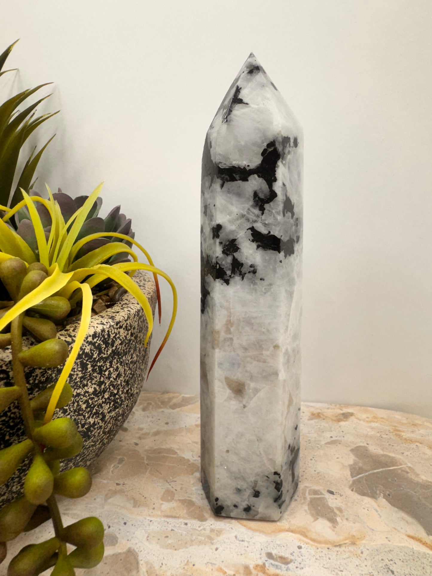 Rainbow Moonstone Tower 416g