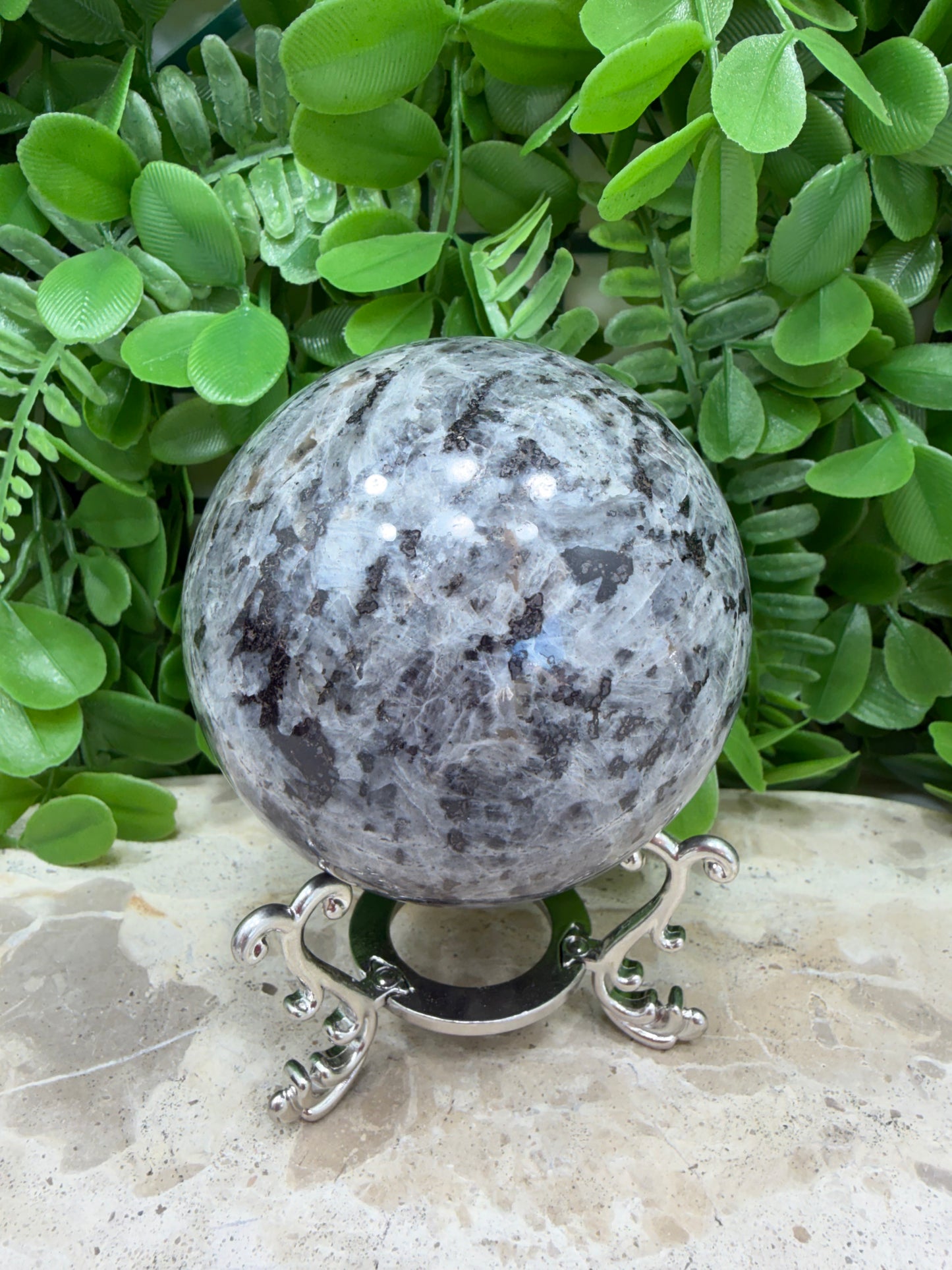 Larvikite Sphere 648g