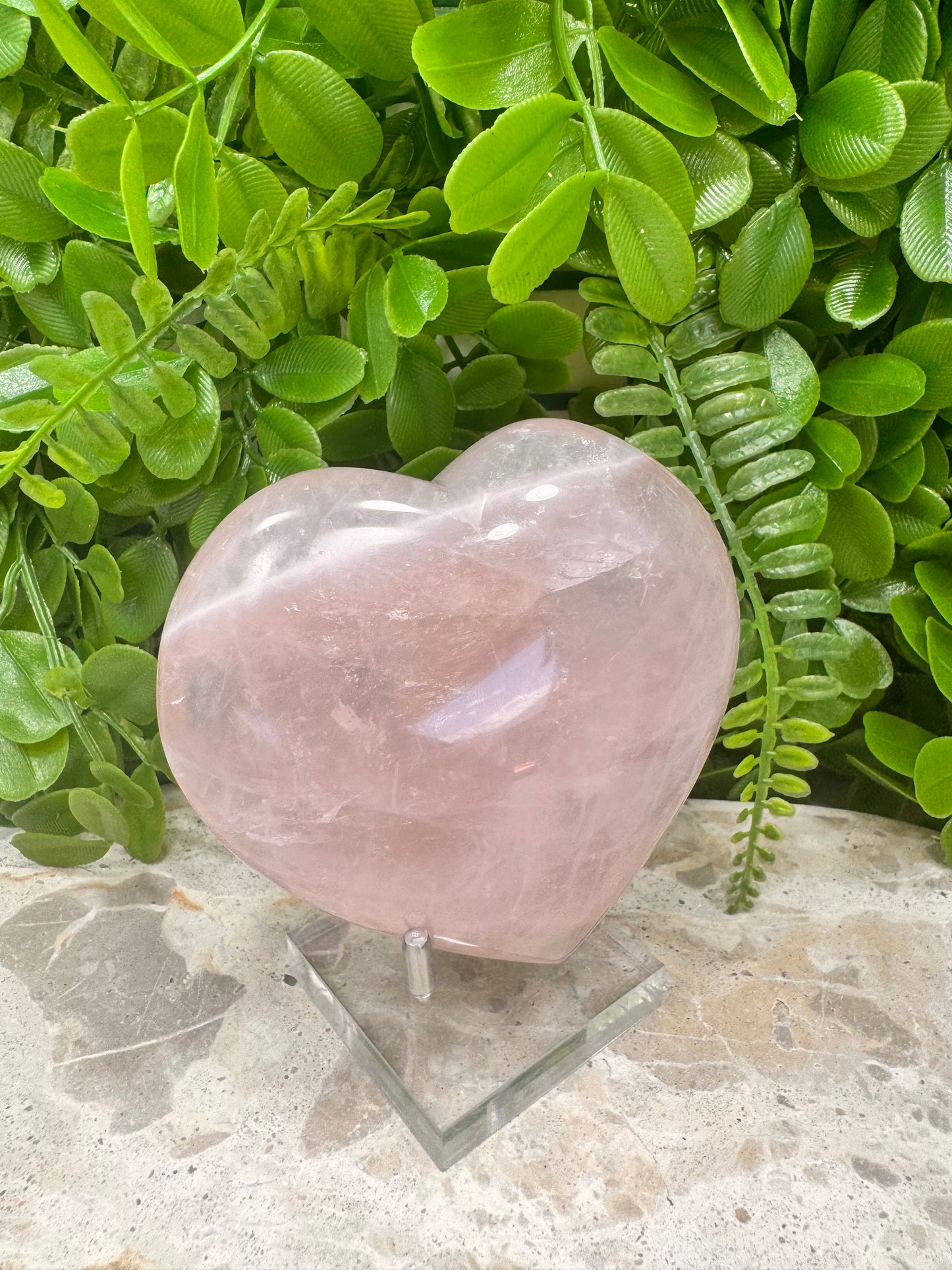Rose Quartz Heart 362g