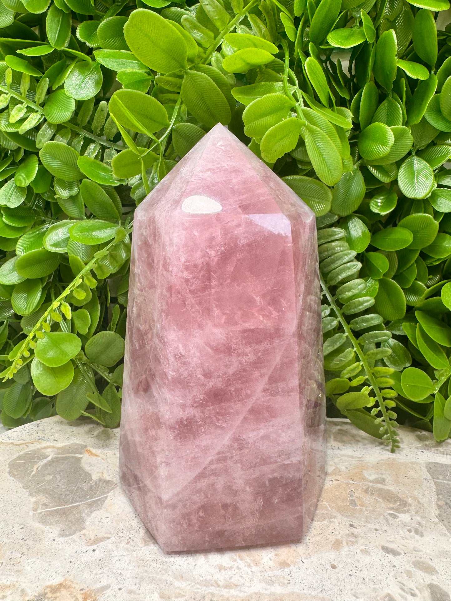 Rose Quartz Tower 1.4kg
