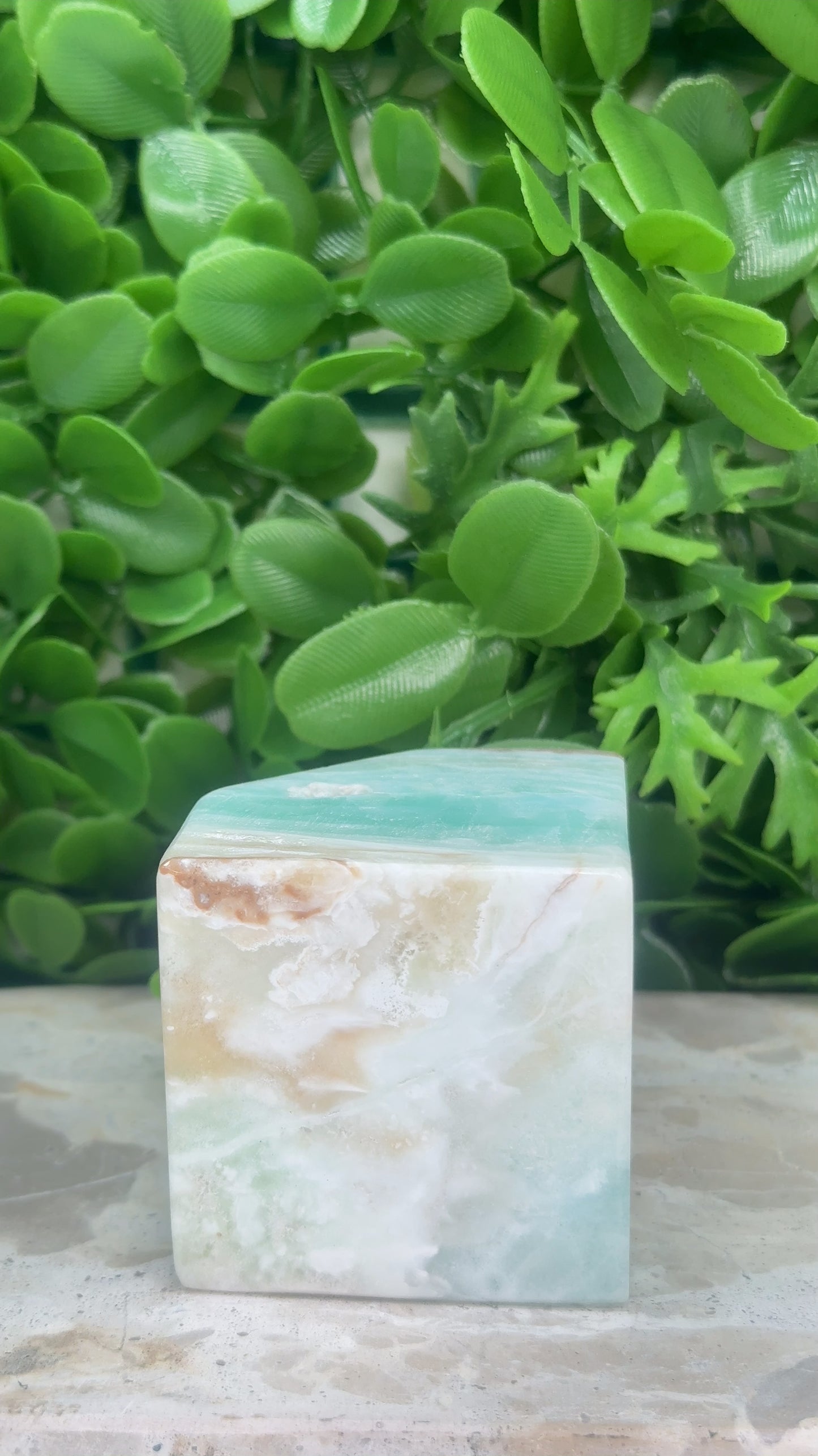 Caribbean Calcite Cube 432g