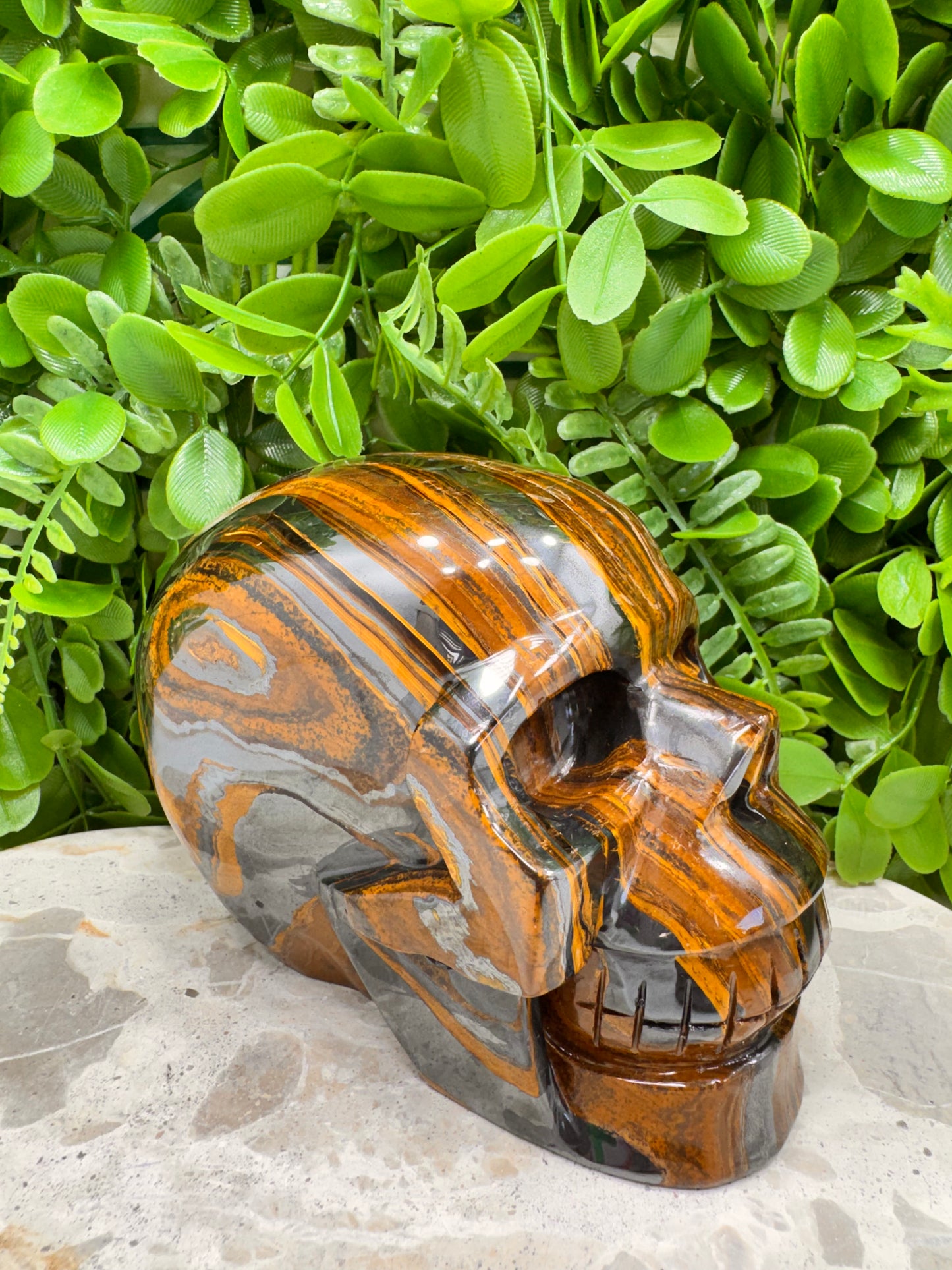 Tiger Ore Skull 2134g