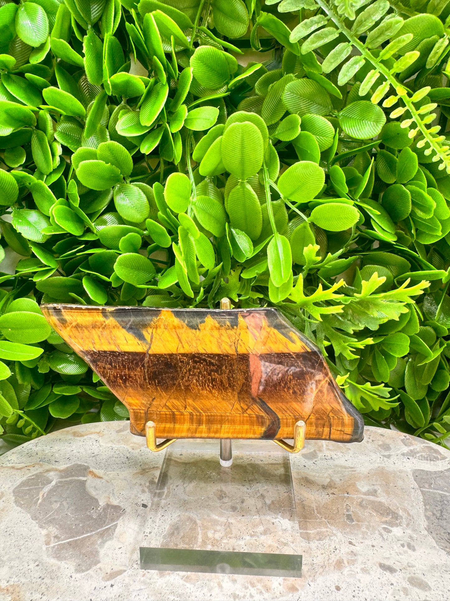 Yellow / Blue Tigers Eye Slab 144g