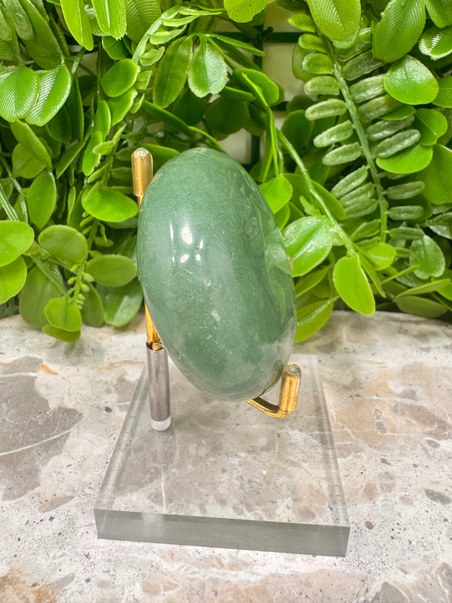 Green Aventurine Palm Stone 178g