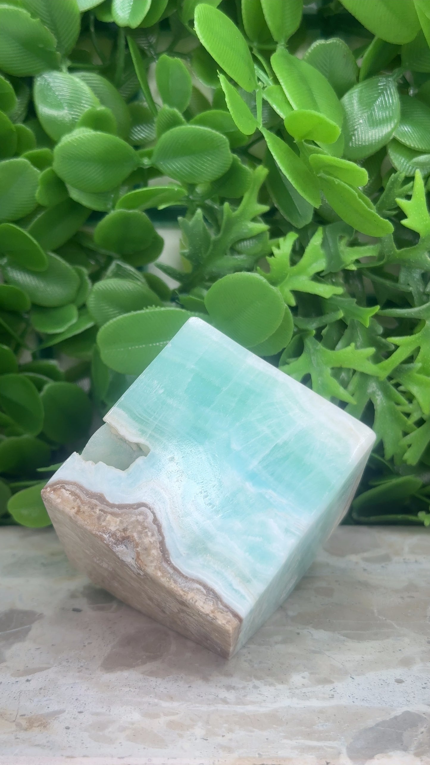 Caribbean Calcite Cube 432g