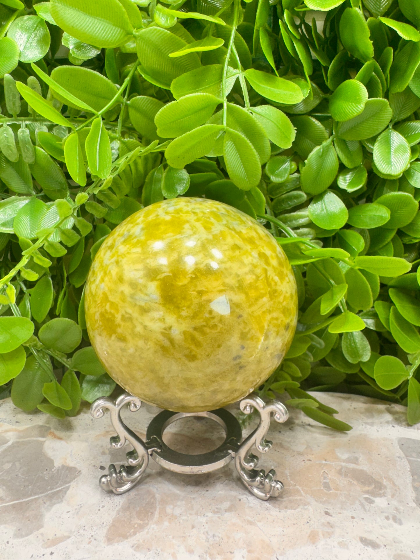 Green Jade Sphere 652g