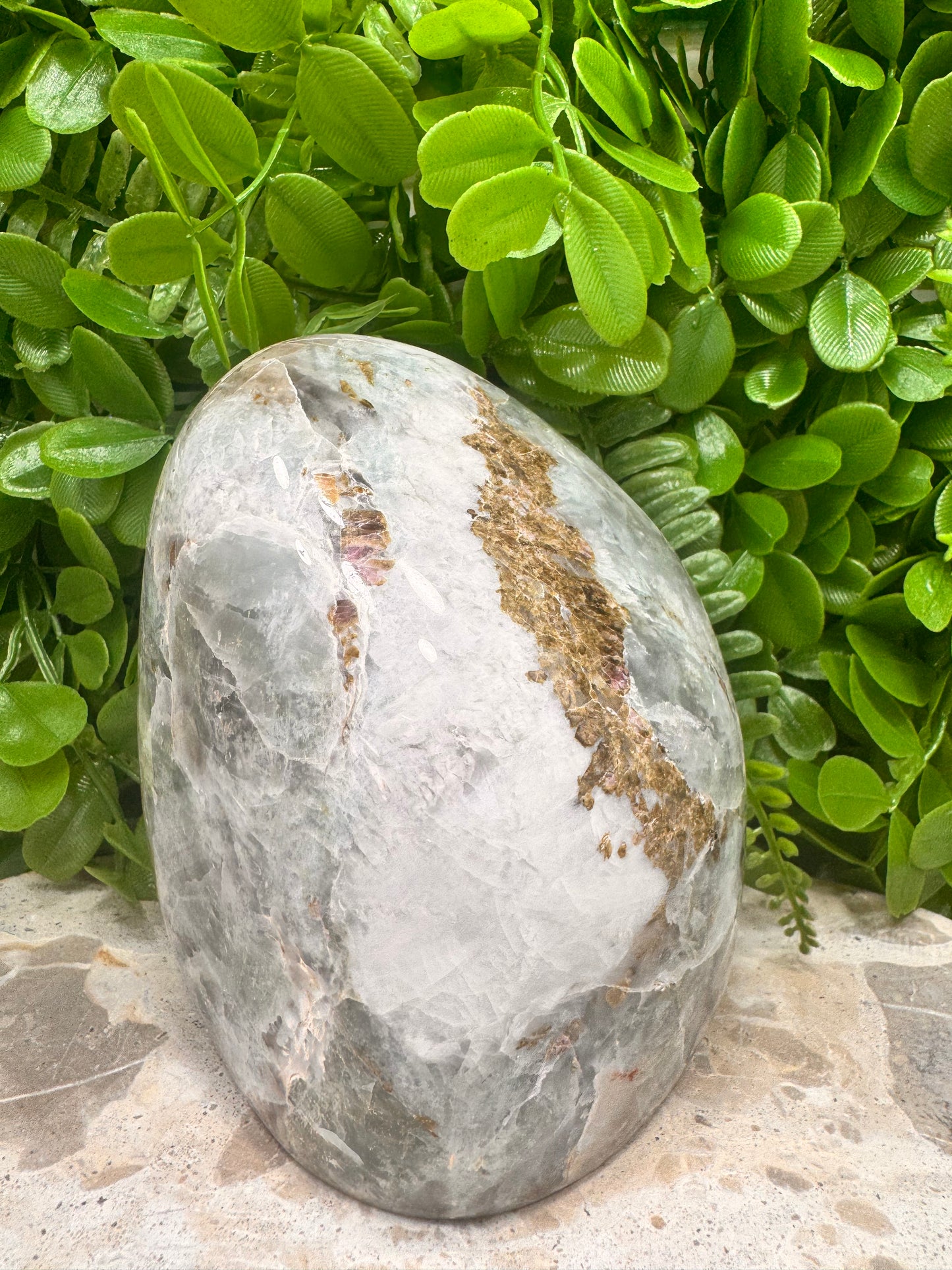 Smokey Quartz /Aquamarine/Tourmaline Freeform 1848g