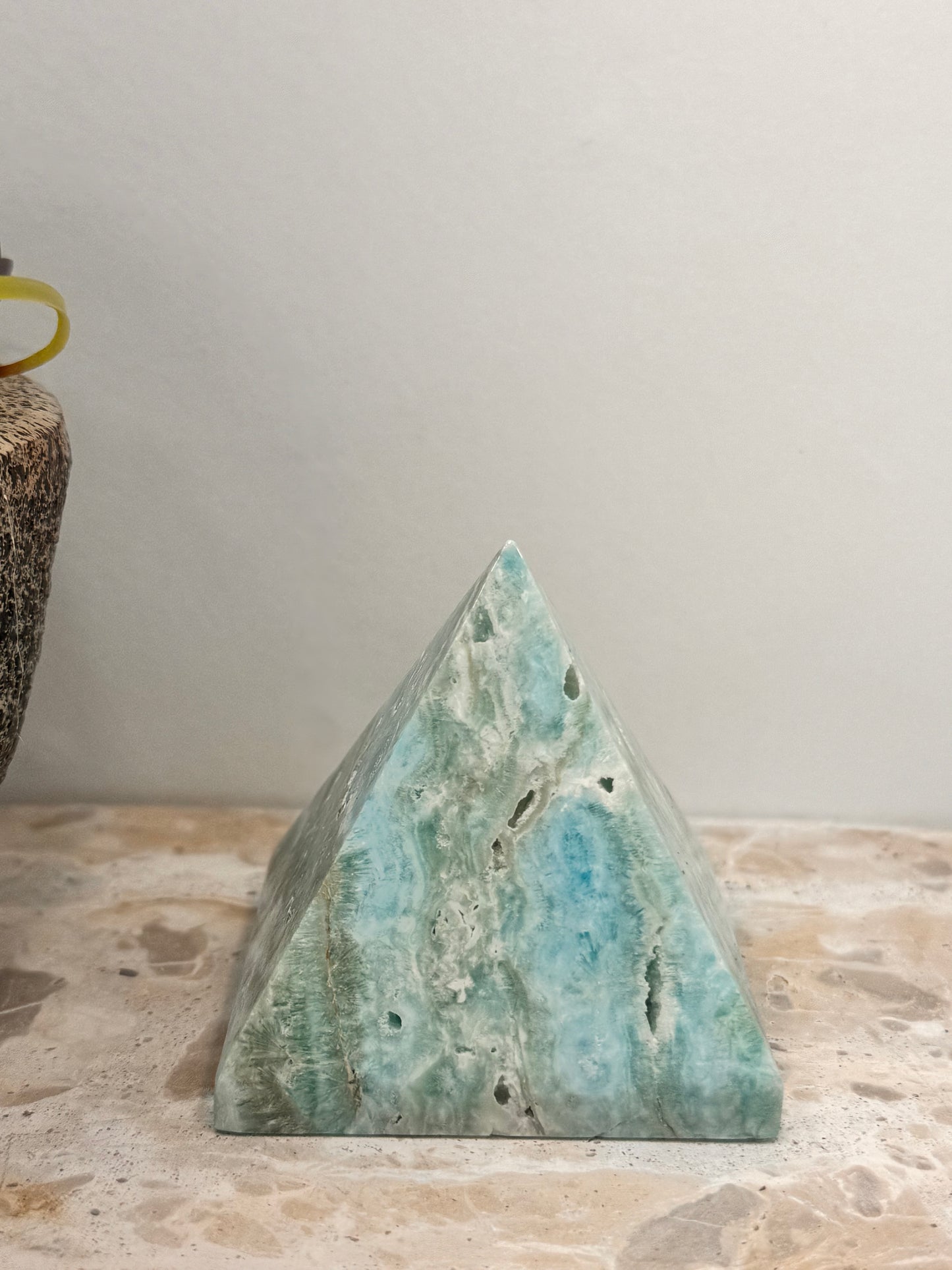 Aragonite & Smithsonite Pyramid 302g