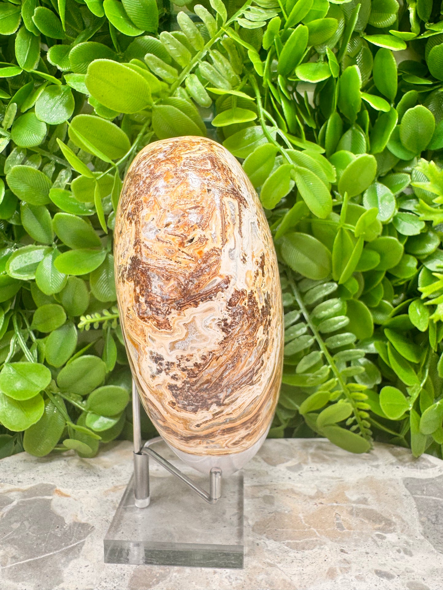 Pink Mangano / Pakistan Bumble Bee Jasper UV Heart 1262g