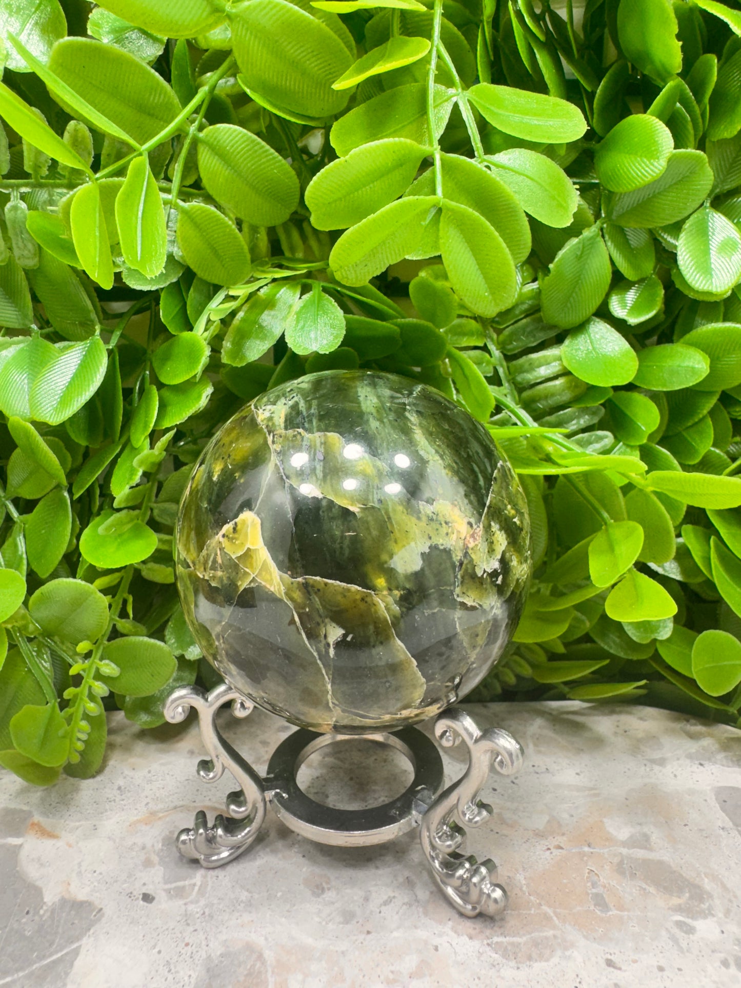 Nephrite Jade Sphere 518g