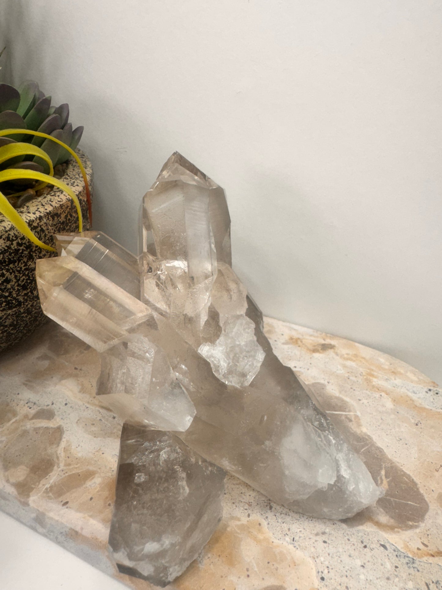 Black Phantom Quartz Freeform 844g