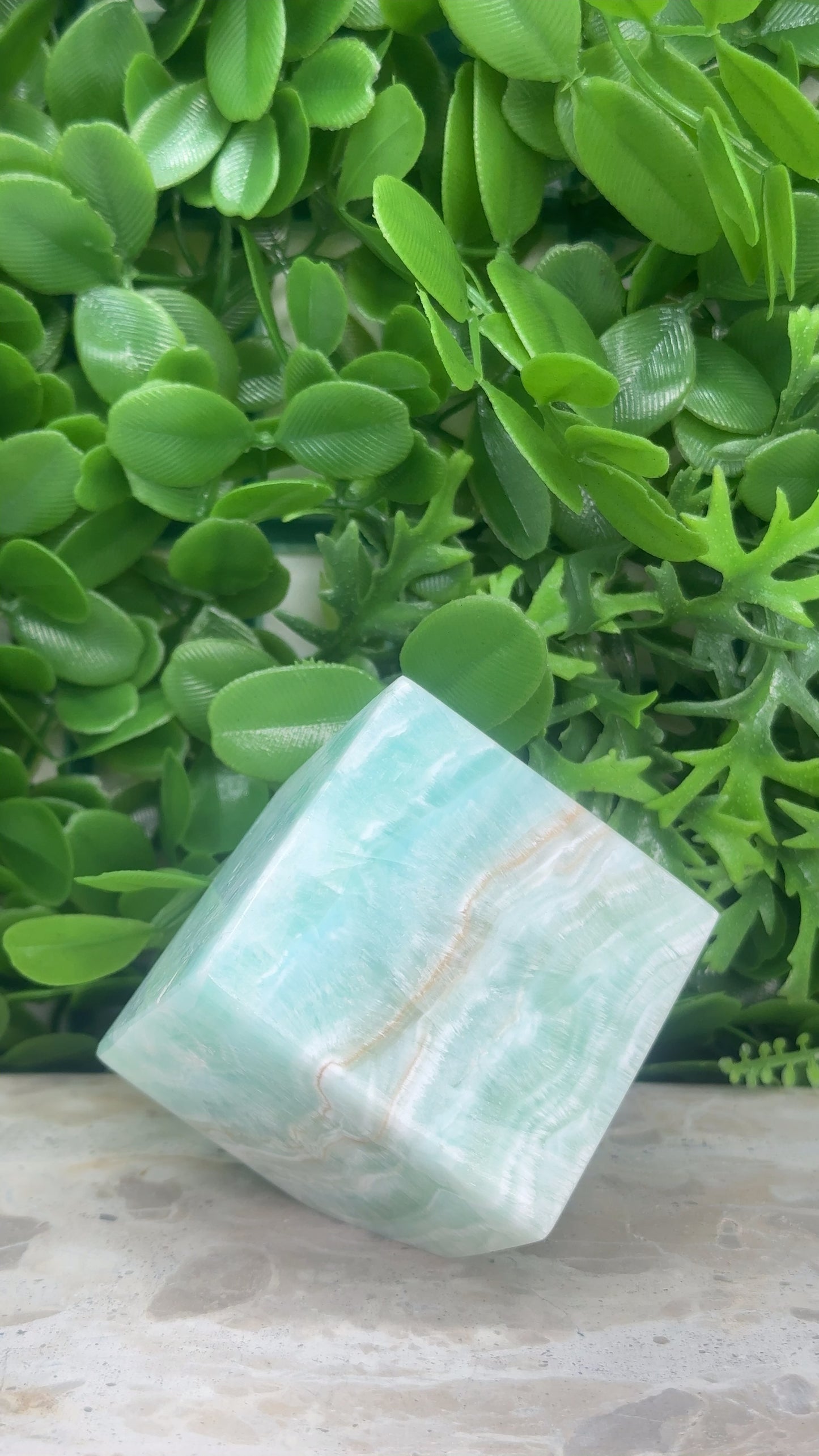 Caribbean Calcite Cube 486g