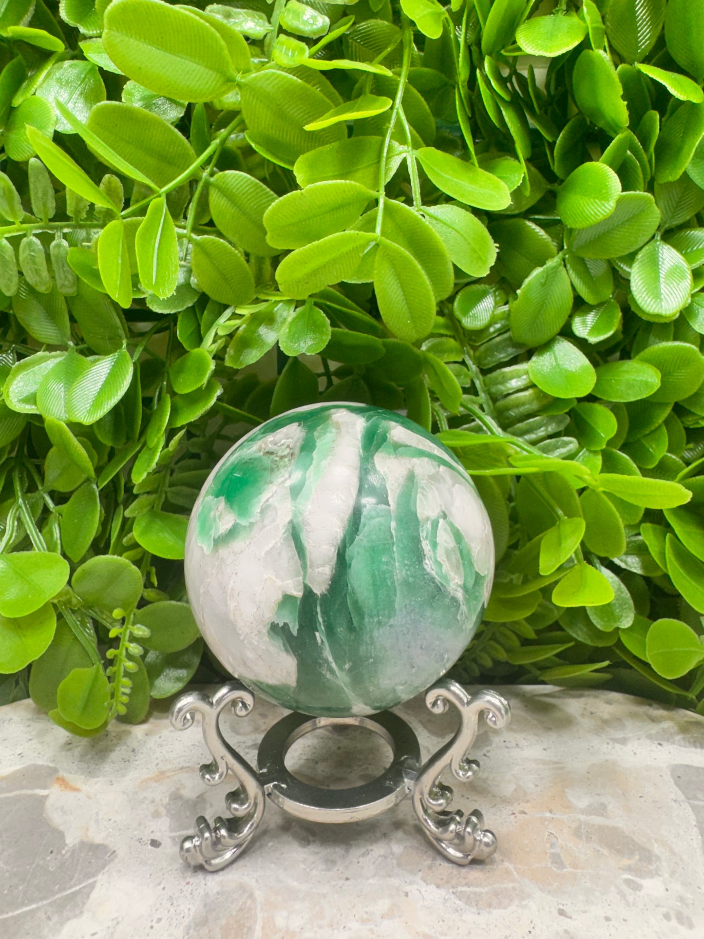 Blue / Green Kyanite Sphere 474g