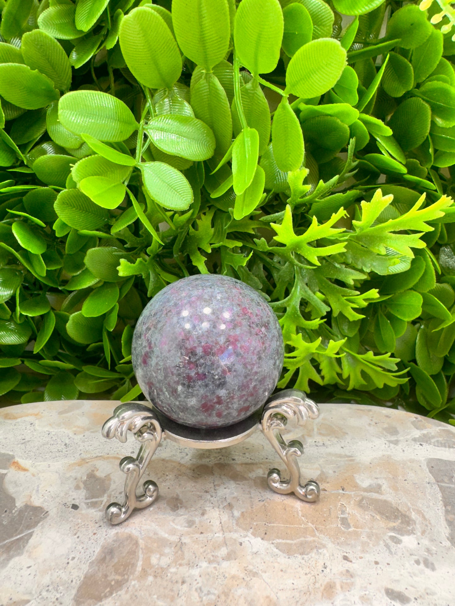 Ruby in Kyanite Sphere 258g