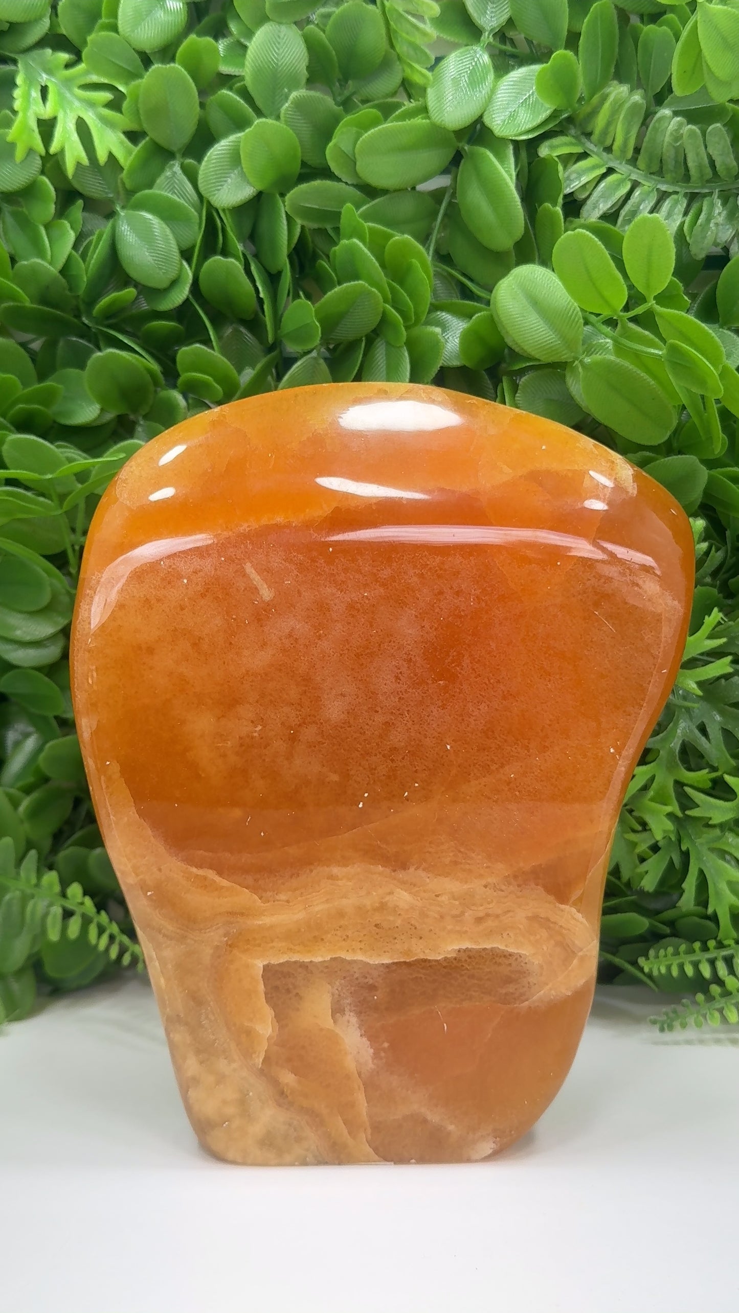 Crystalized Orange Calcite Freeform 1738g