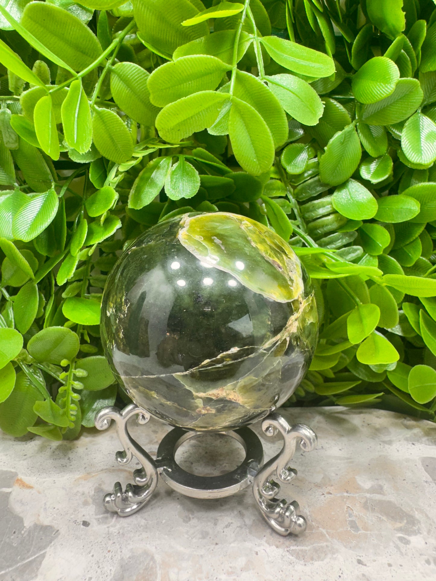 Nephrite Jade Sphere 518g