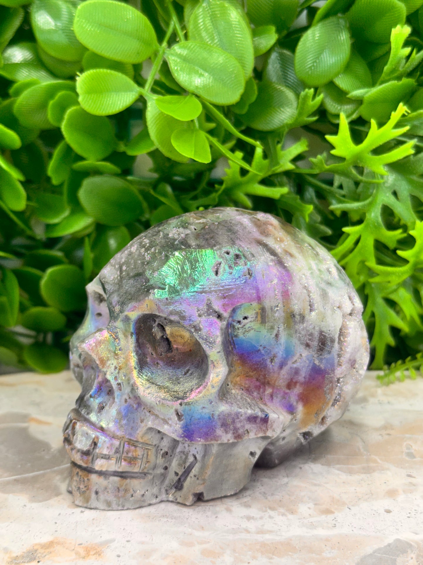 Aura Sphalerite Skull 666g