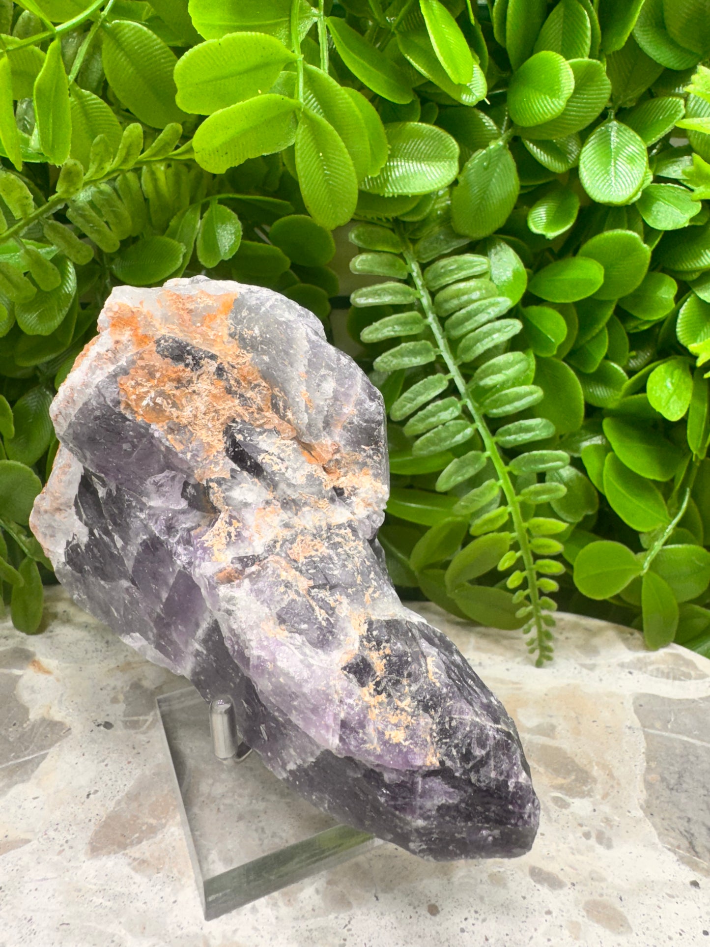 Chevron Amethyst Raw 452g