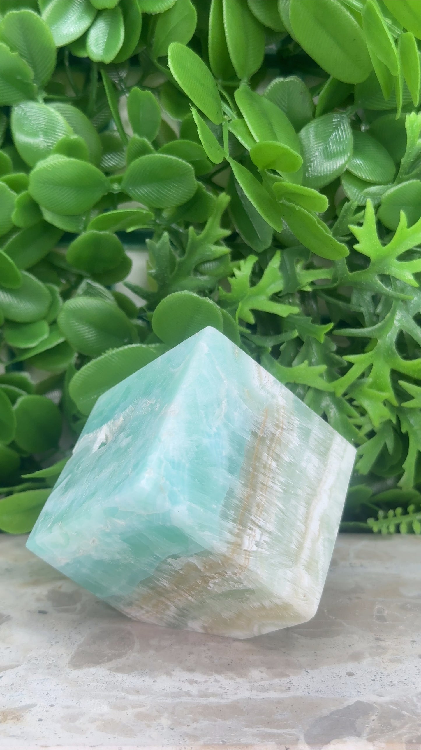 Caribbean Calcite Cube 428g