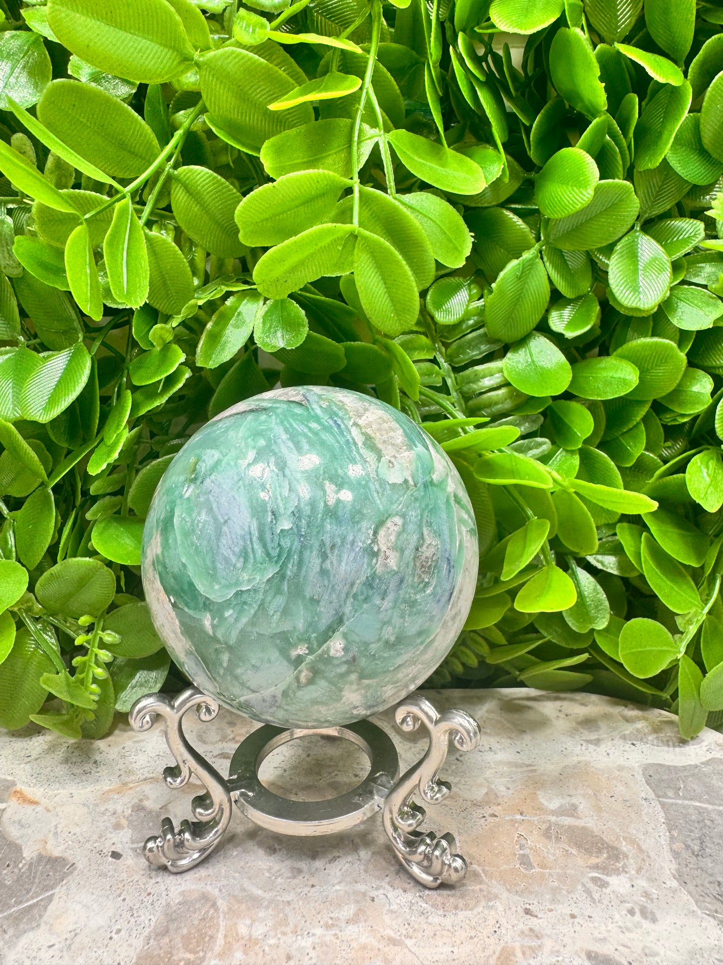 Blue / Green Kyanite Sphere 542g