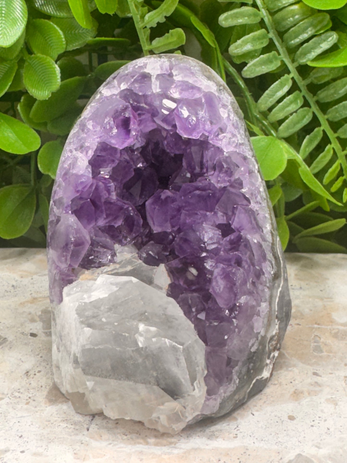 Amethyst Cave with Calcite 550g