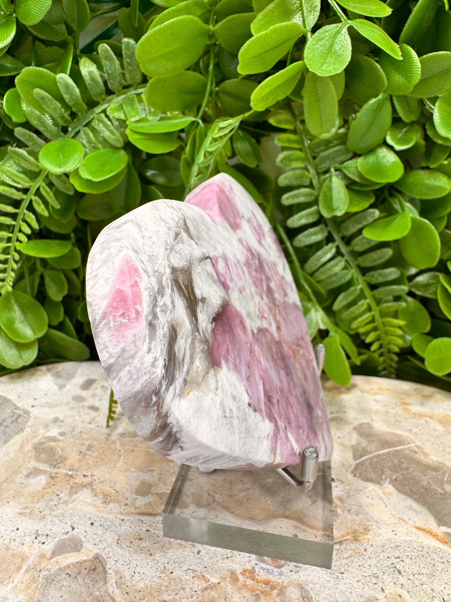 Pink Tourmaline Heart 252g