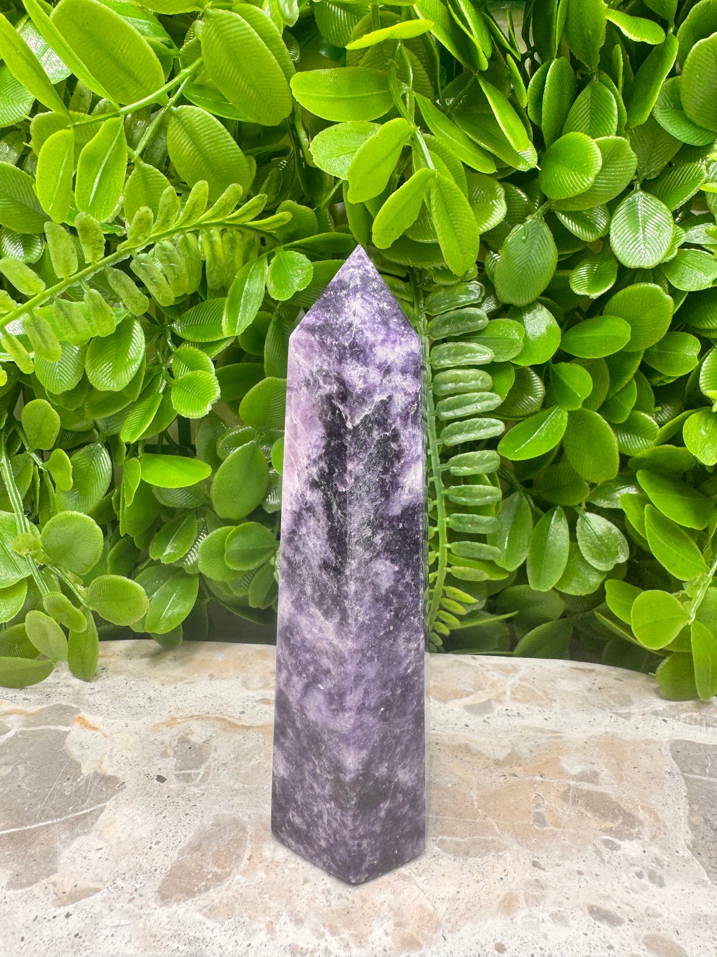 Lepidolite Tower 252g