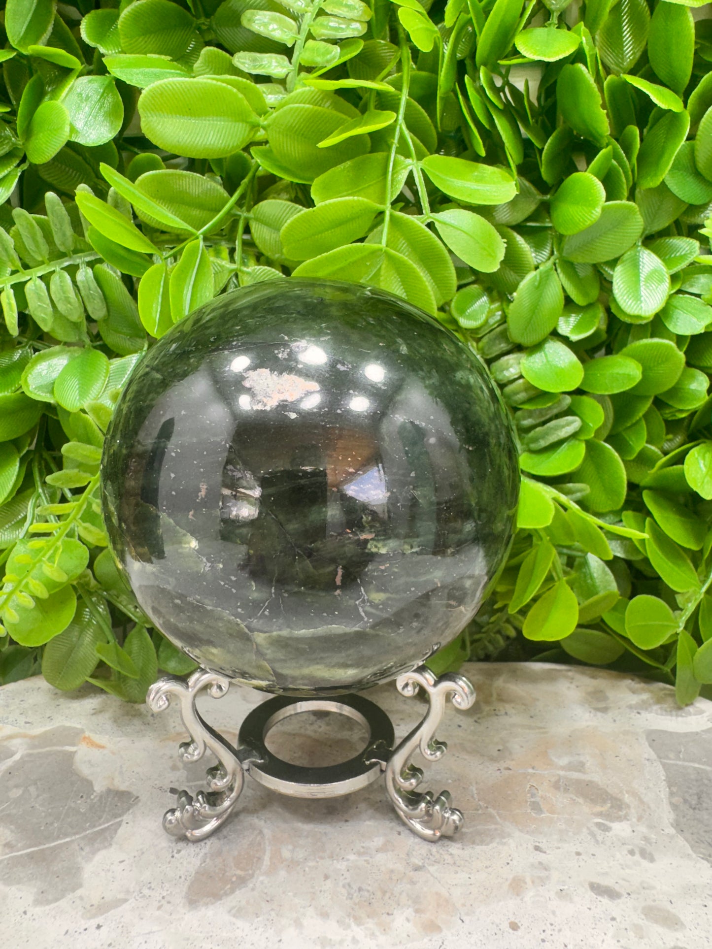 Nephrite Jade Sphere 1150g