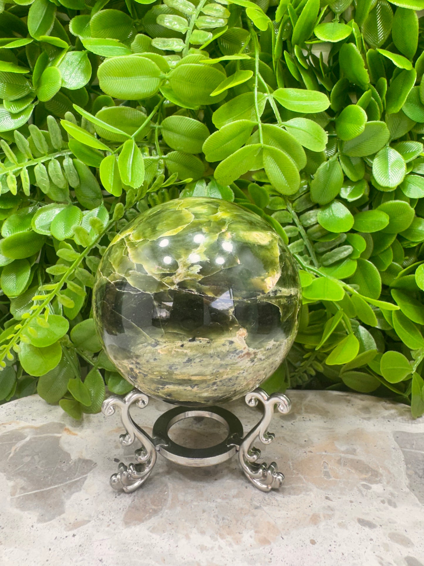 Nephrite Jade Sphere 786g
