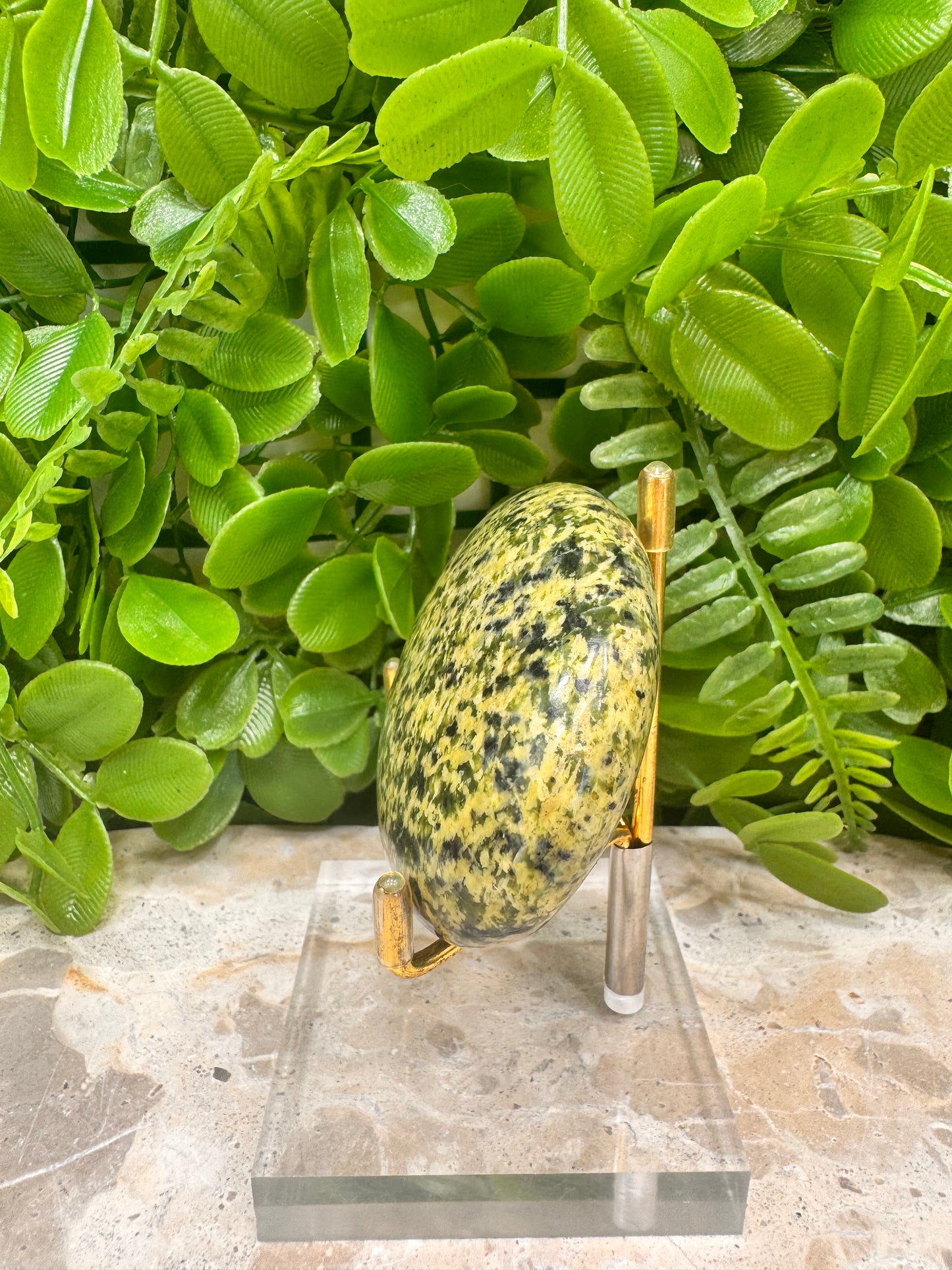 Mixed Serpentine Palm Stone 170g