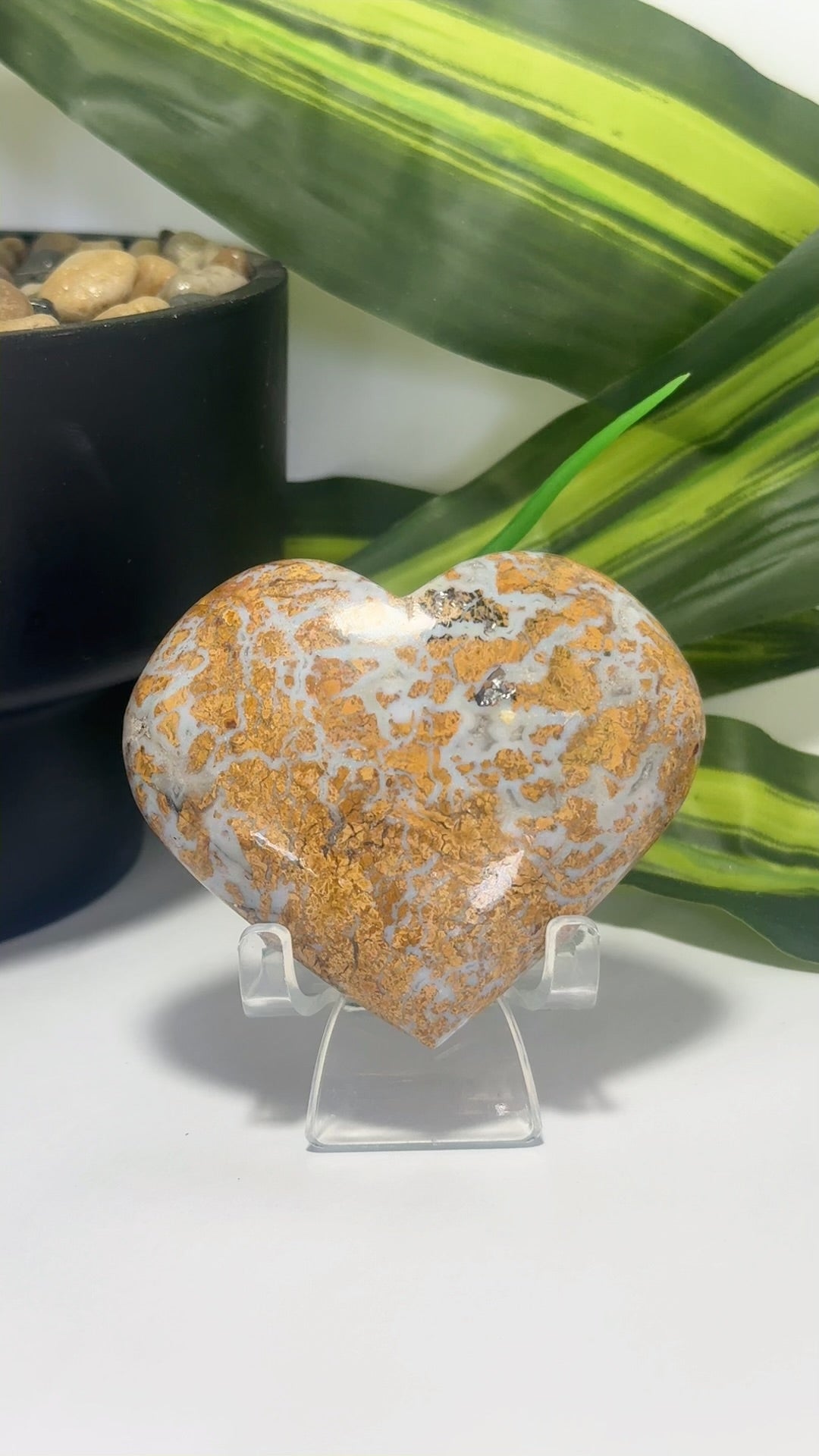 Jasper Agate Heart 166g
