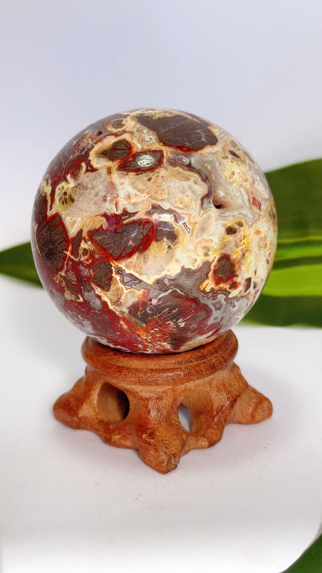 Mexican Agate Sphere 276g