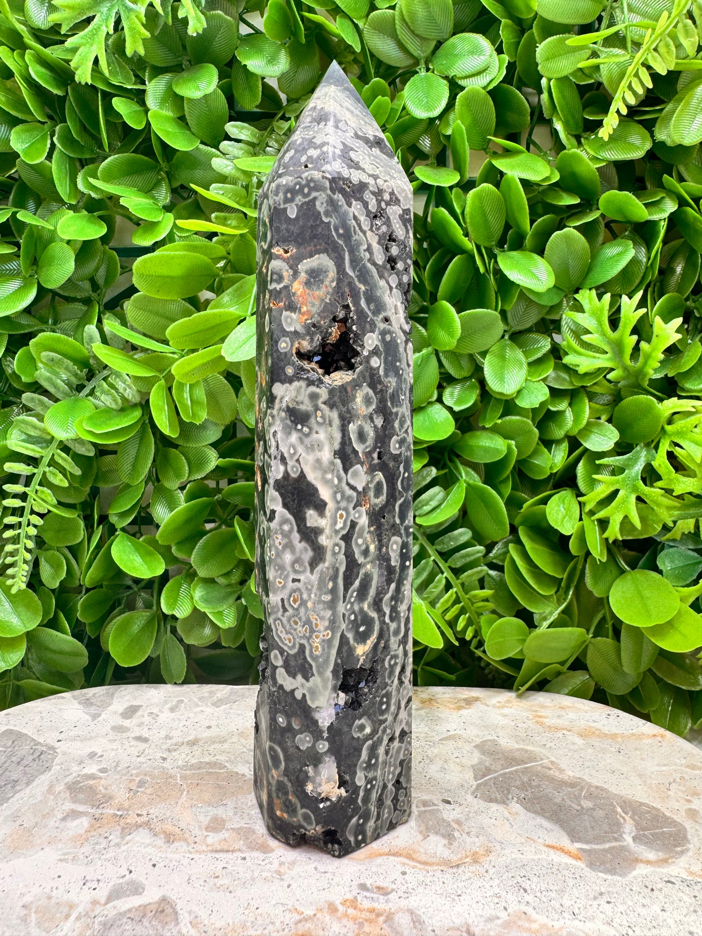 Bubble Ocean Jasper Tower 532g