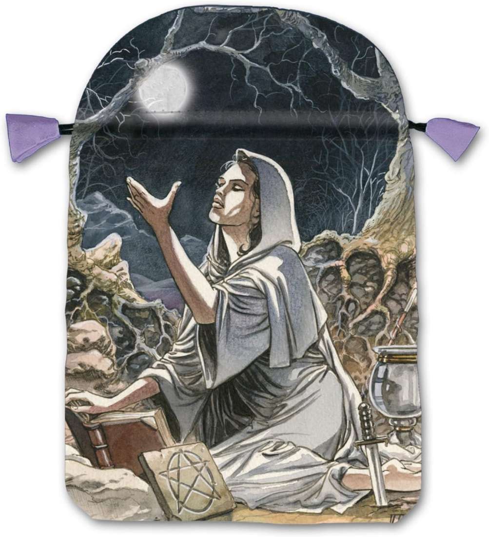 TAROT BAG SATIN PAGAN MOON