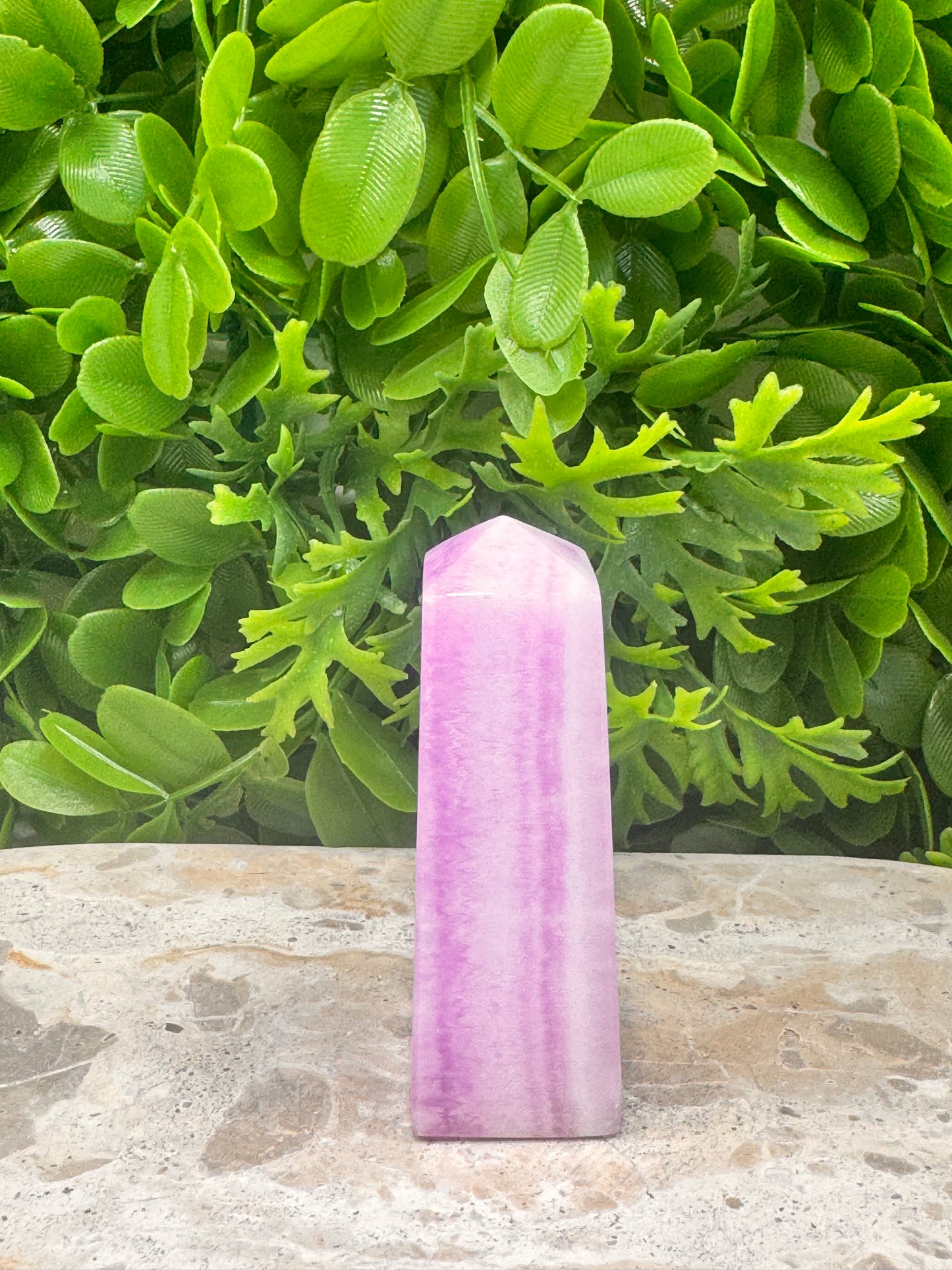 Pink Aragonite Point 160g