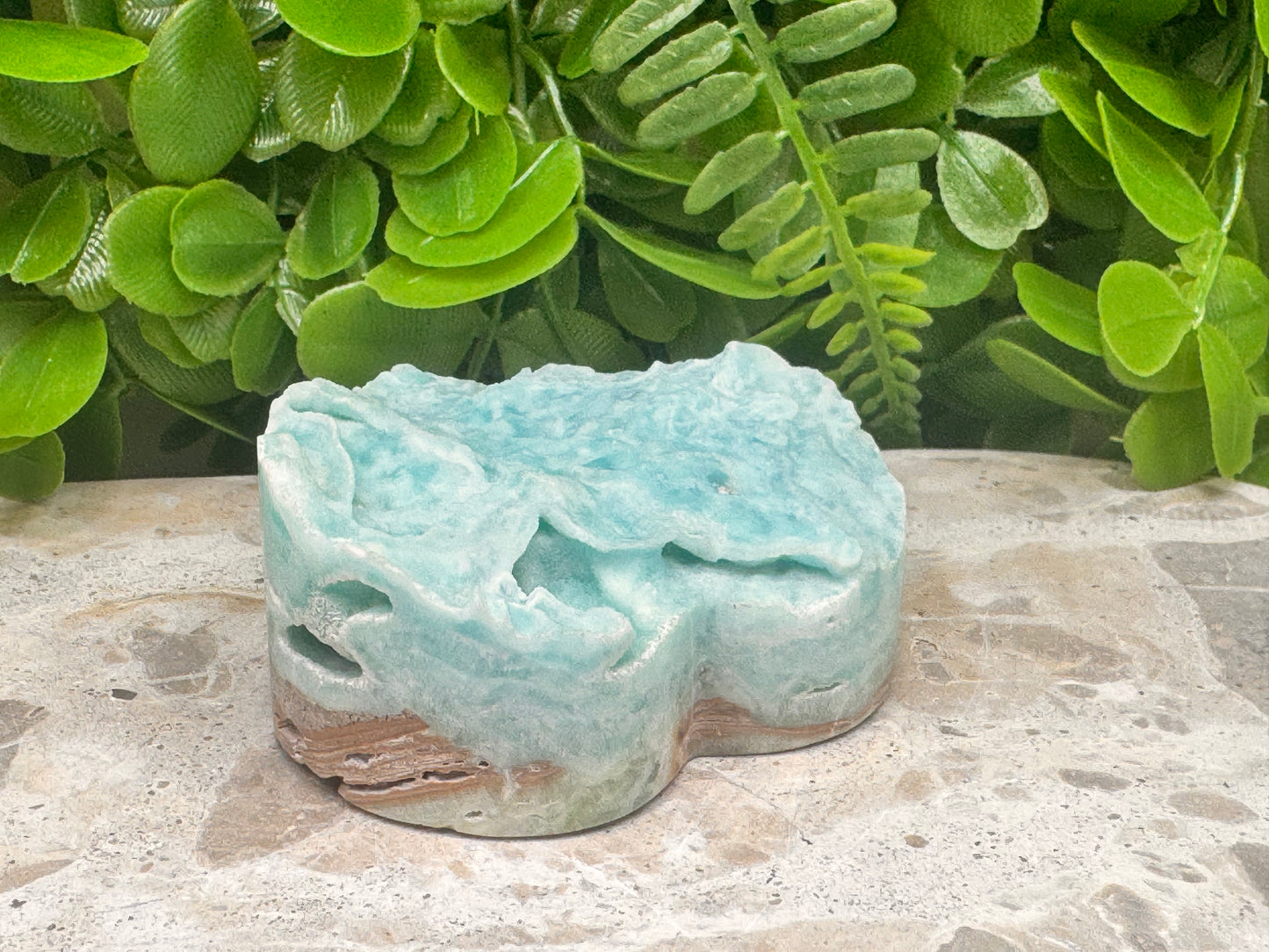 Hemimorphite Heart 222g