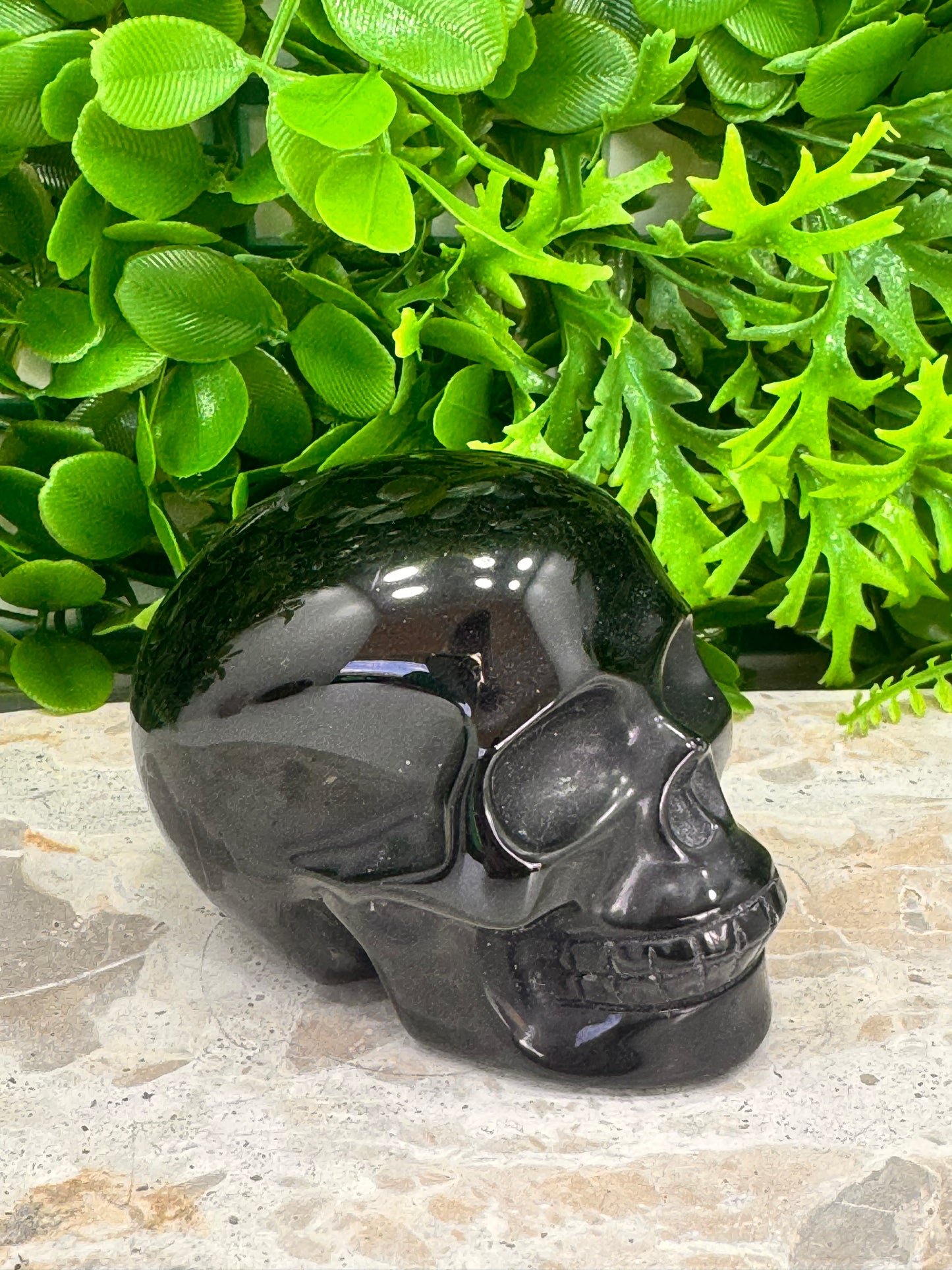 Obsidian Skull 418g