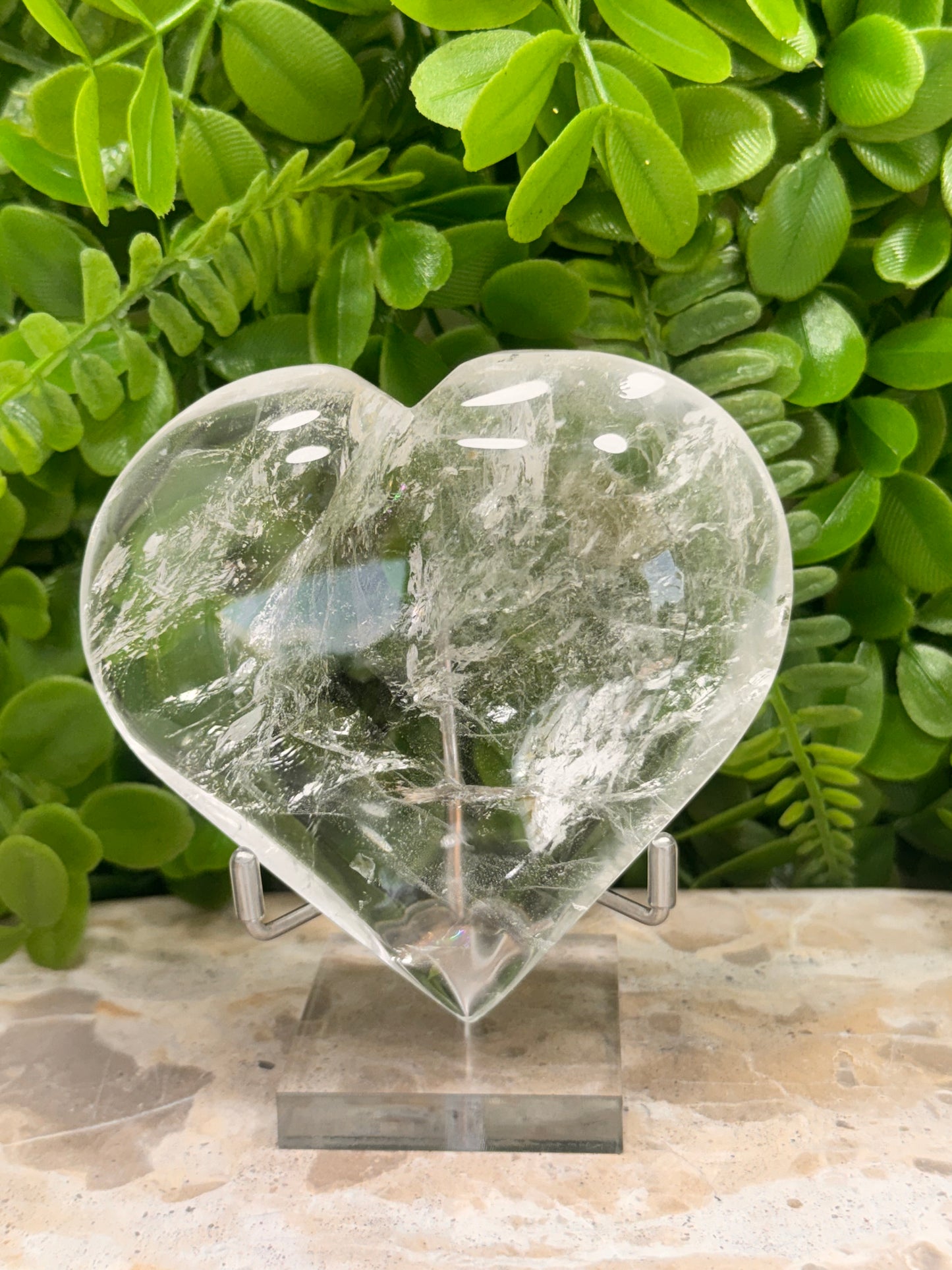 Clear Quartz Heart 460g