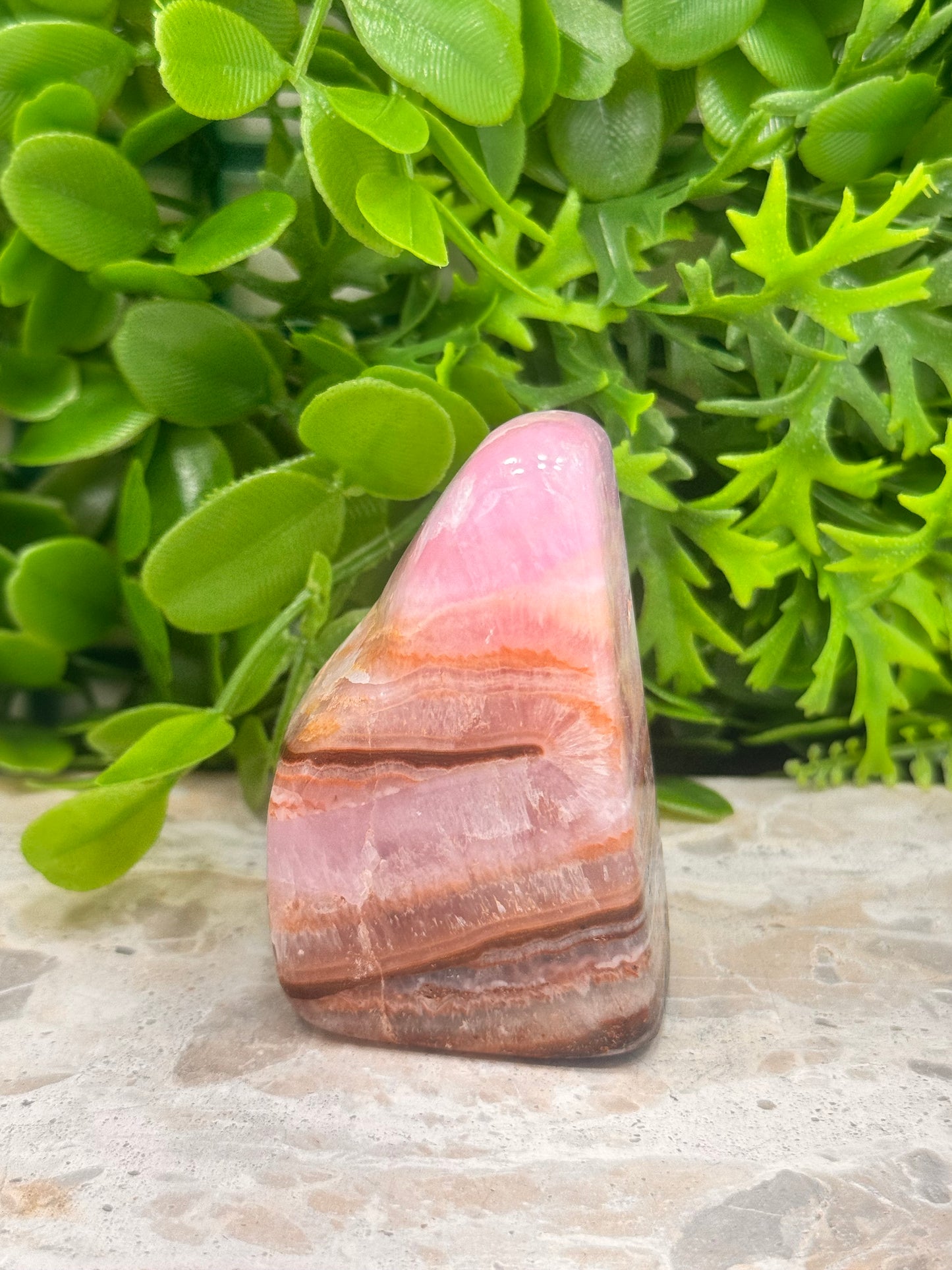 Pink Aragonite Freeform 226g