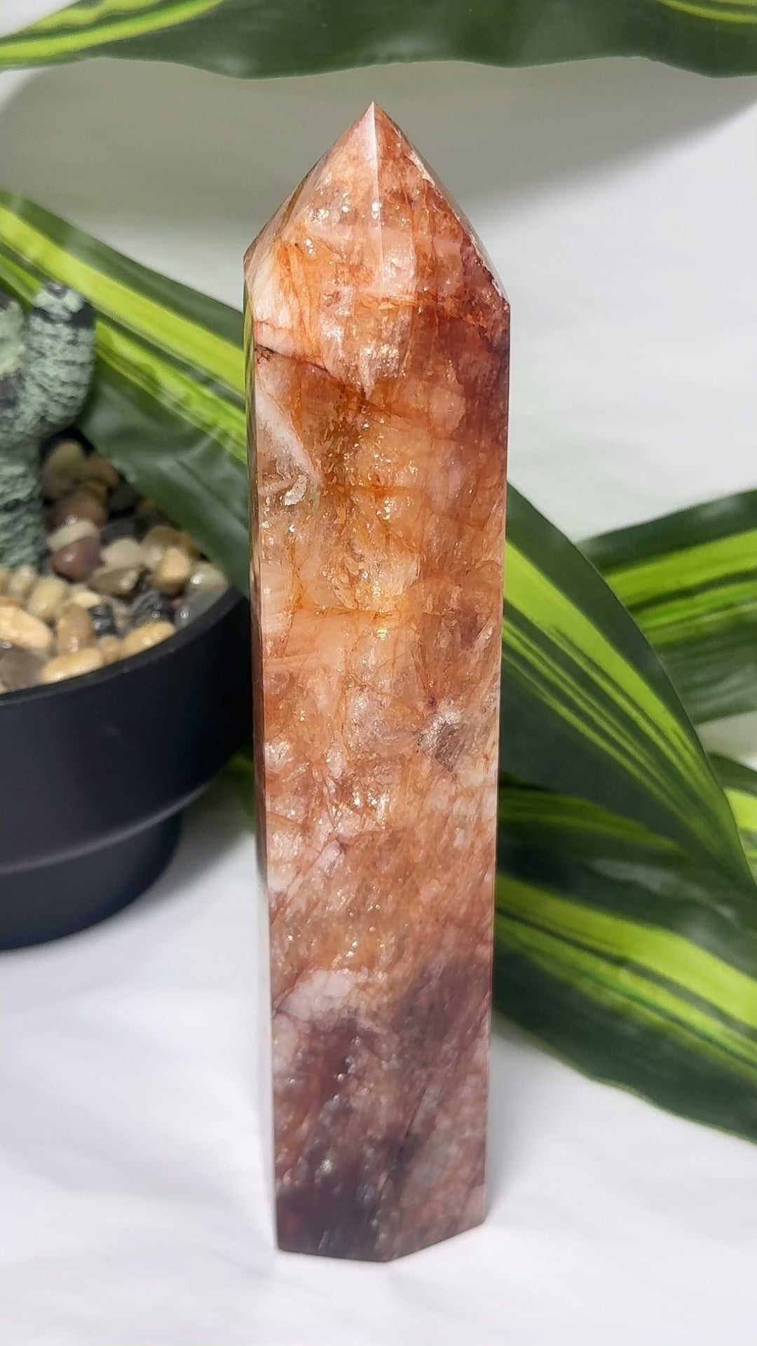 Fire Quartz with Golden Healer Tower 994g