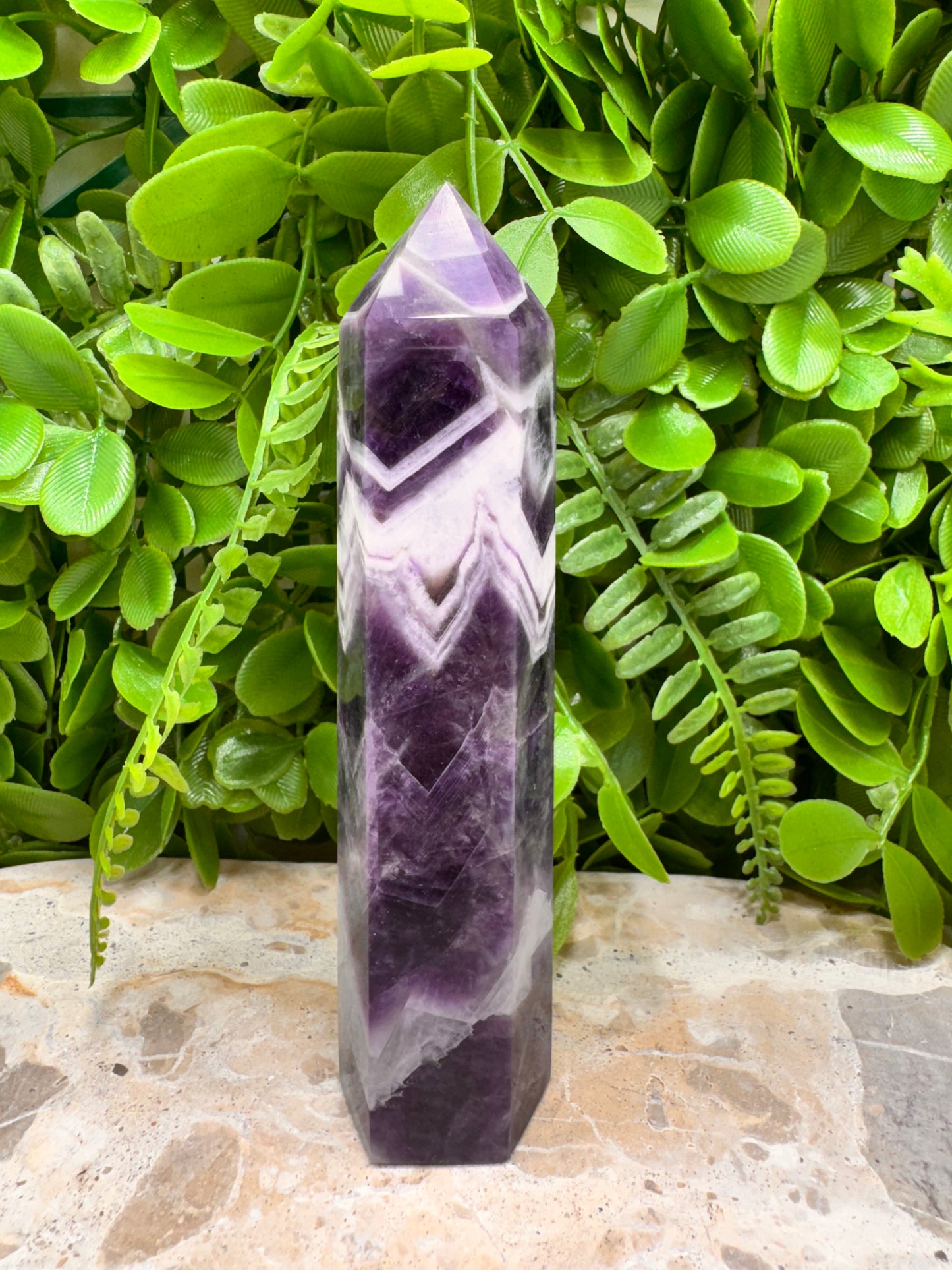 Chevron Amethyst Tower 252g