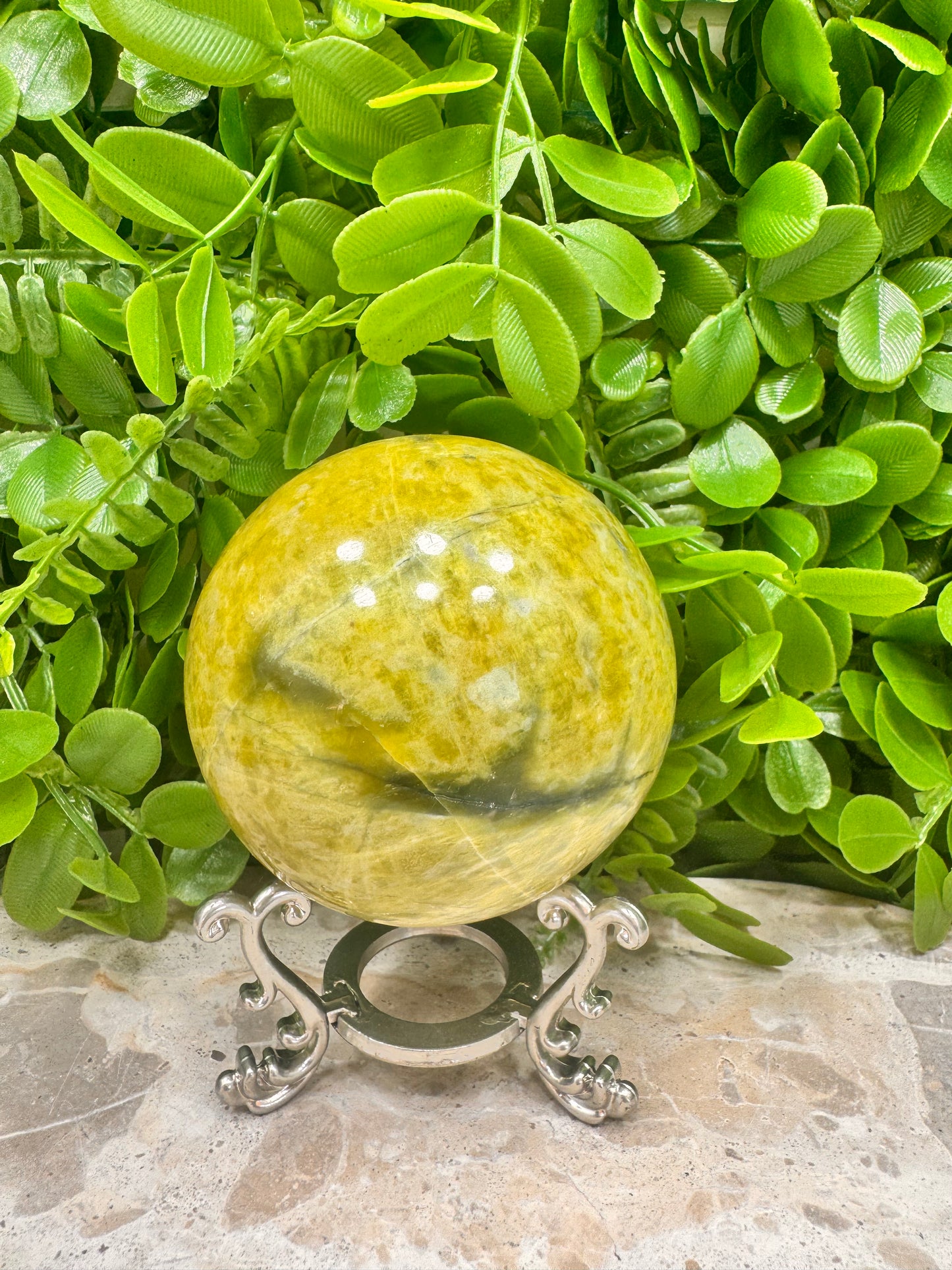 Green Jade Sphere 652g