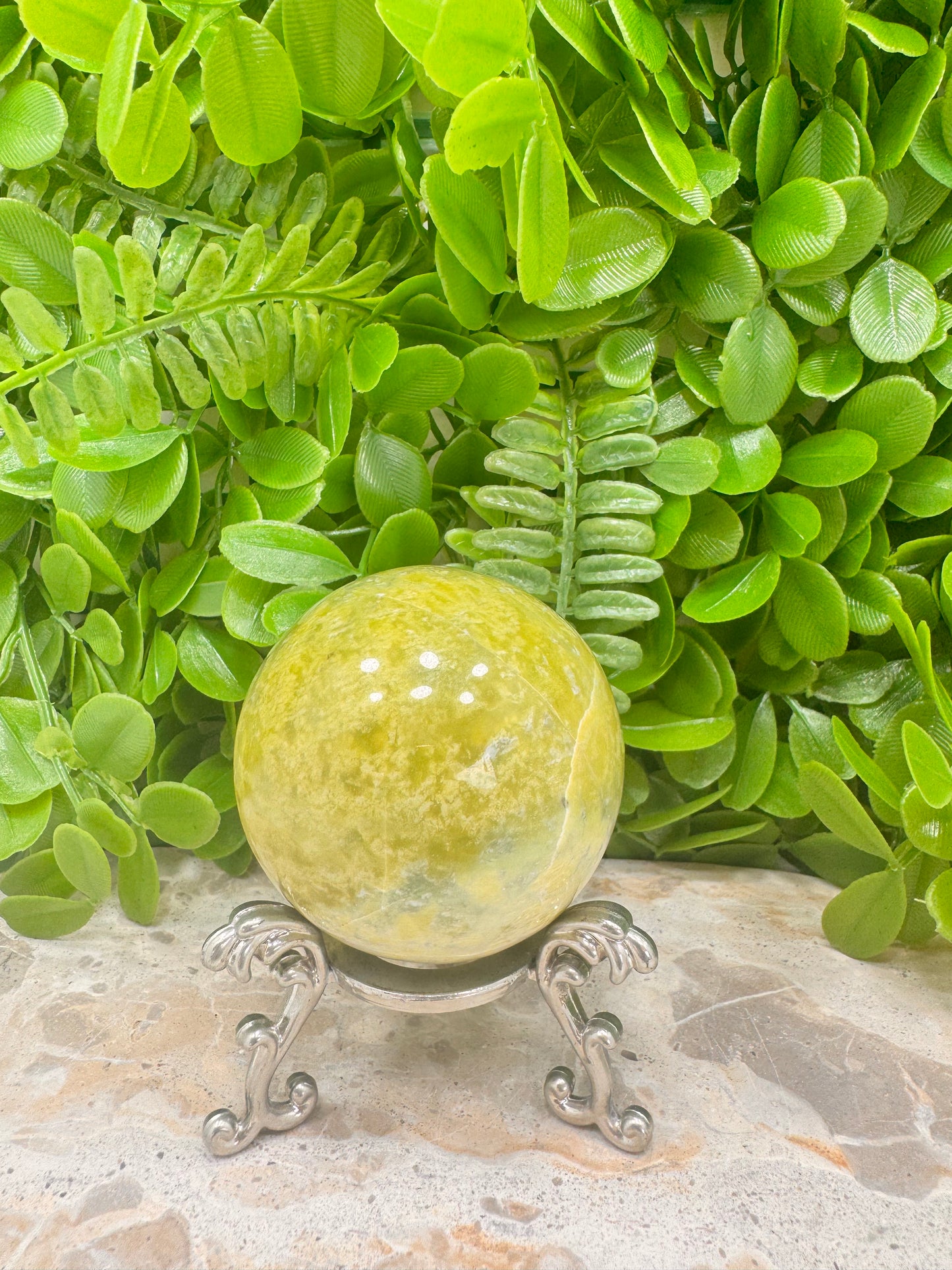 Green Jade Sphere 330g