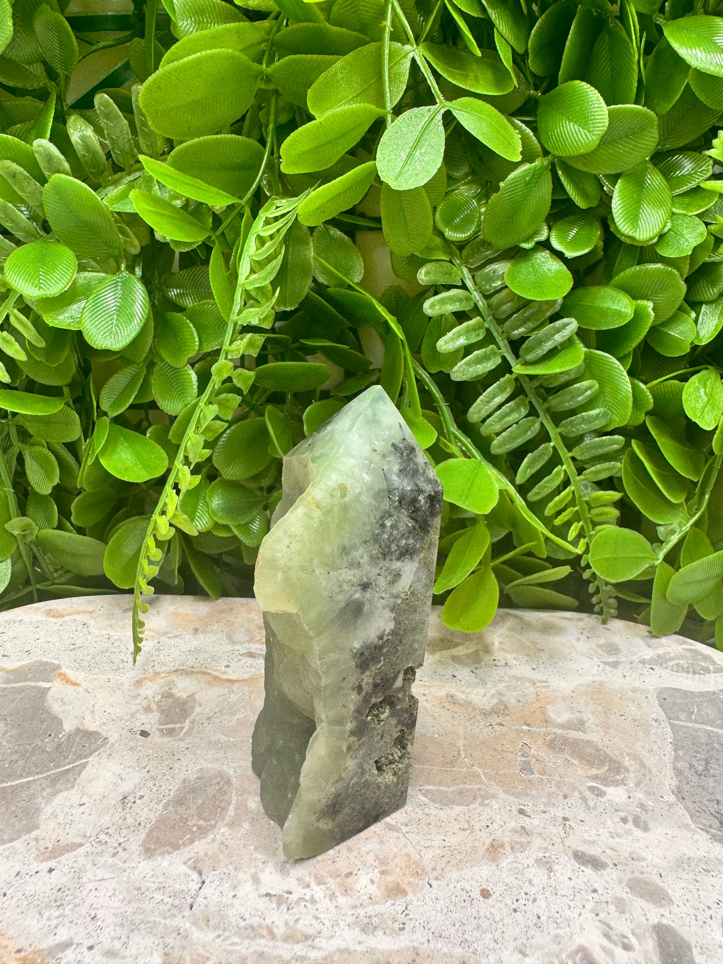 Prehnite Point Freeform 142g