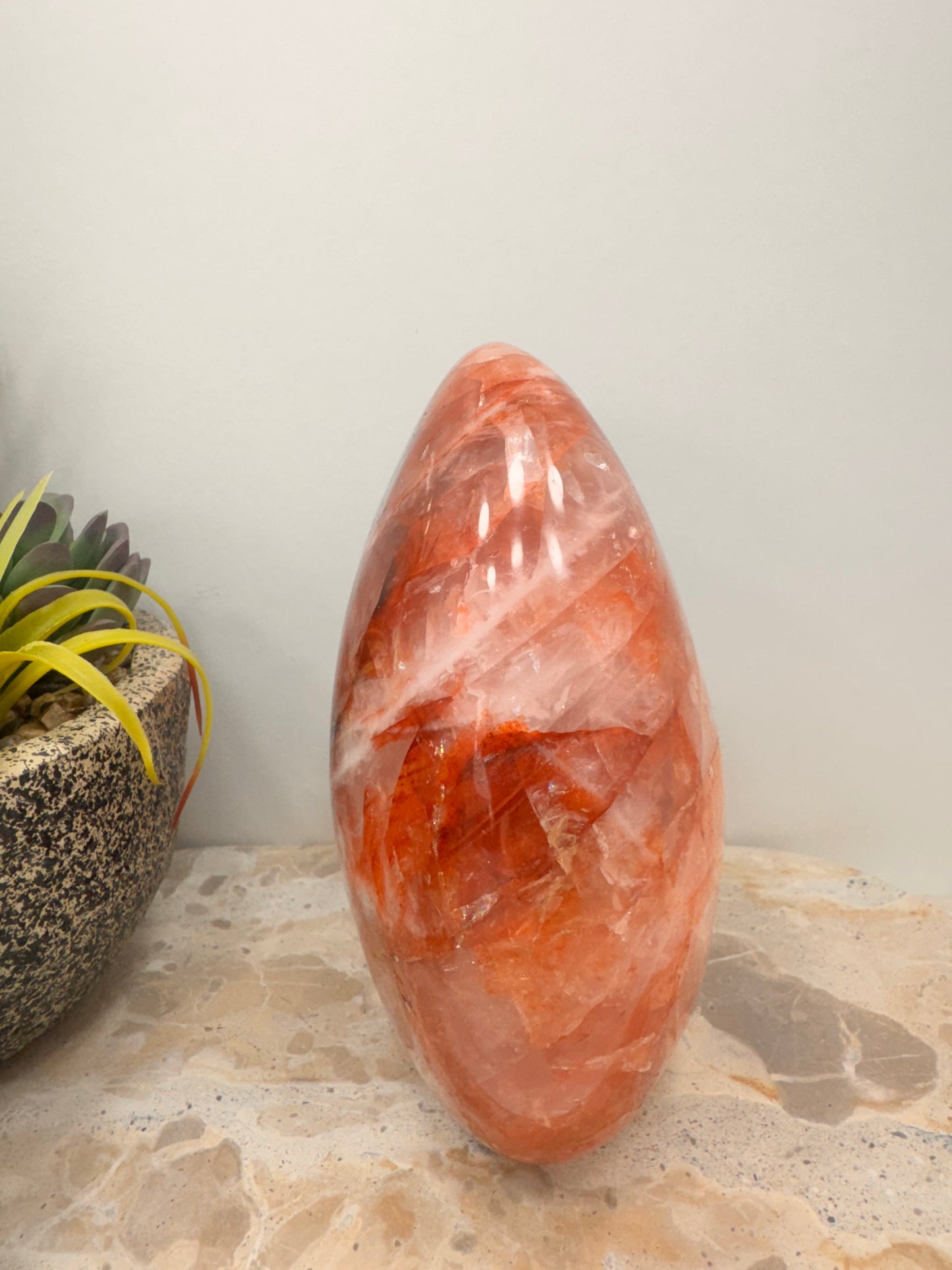 Fire Quartz Freeform 1850g
