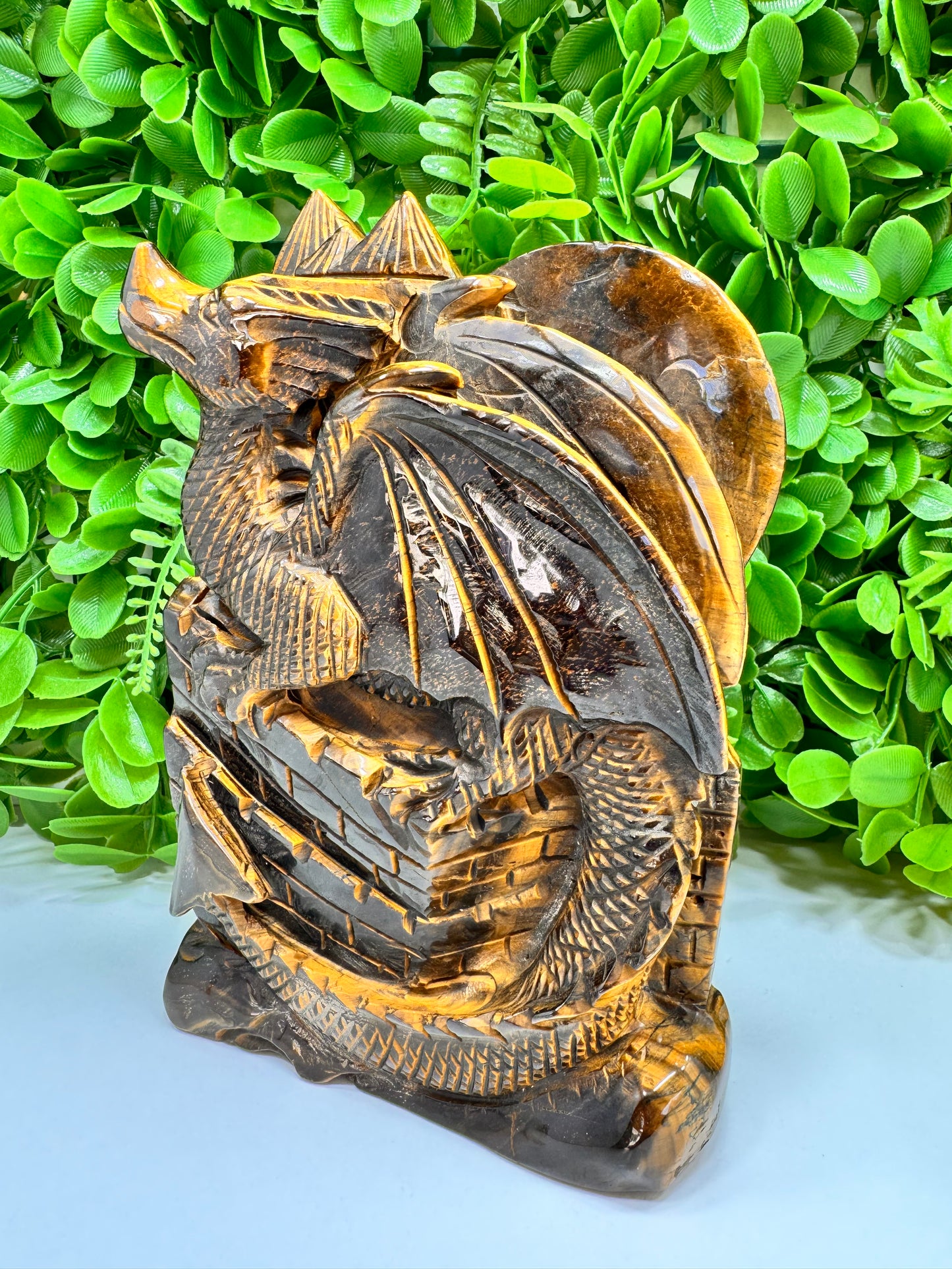 Tigers Eye Dragon On Castle 2014g